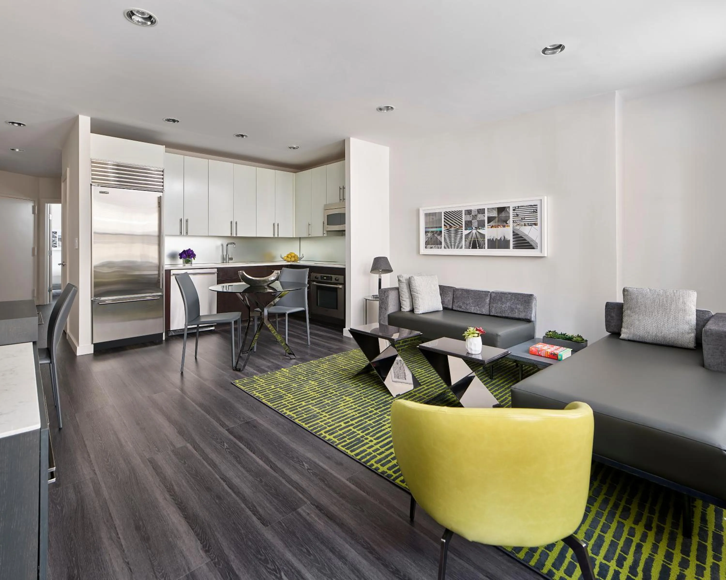 Living room in AKA Times Square