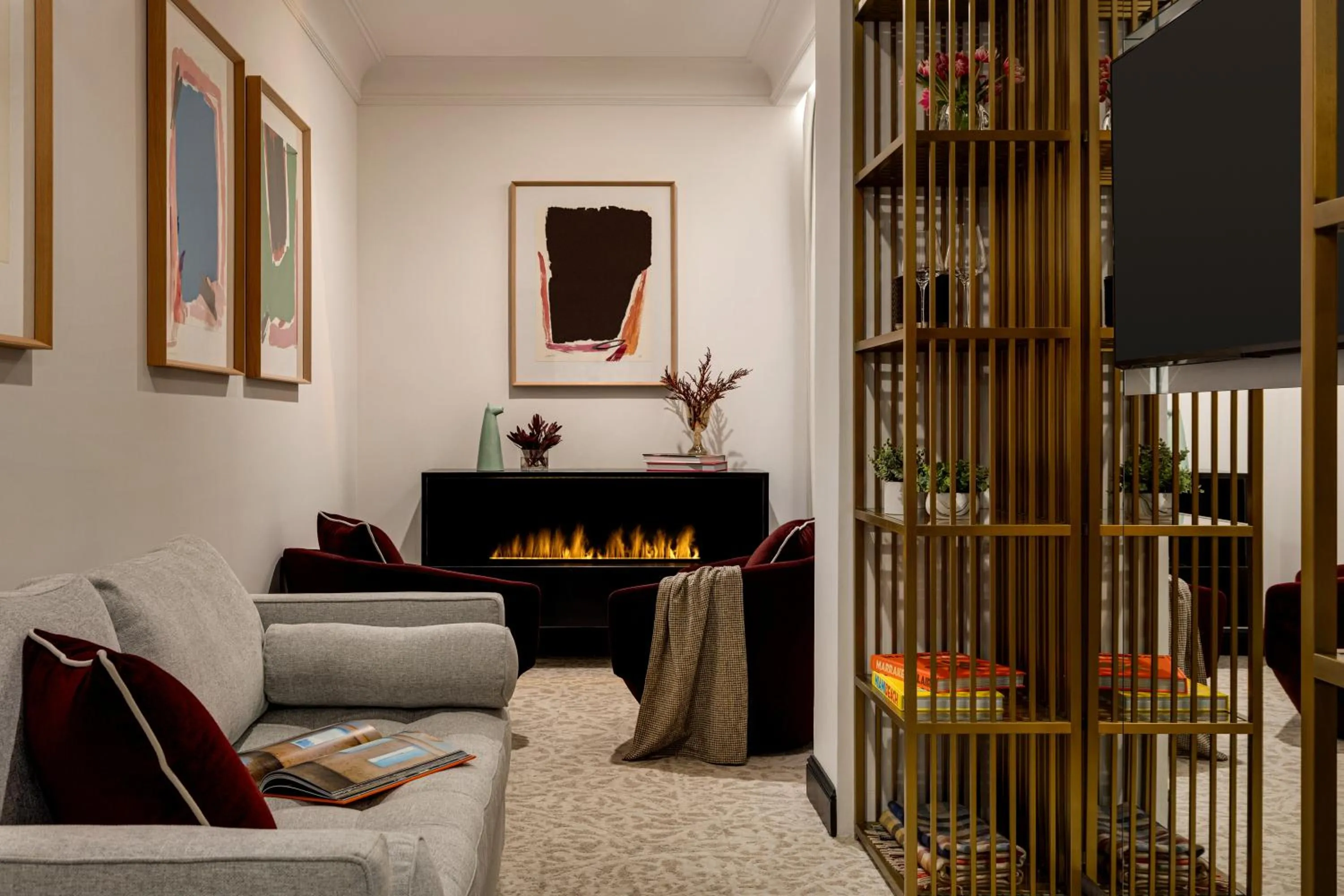 Seating area in The Chemists Club Hotel