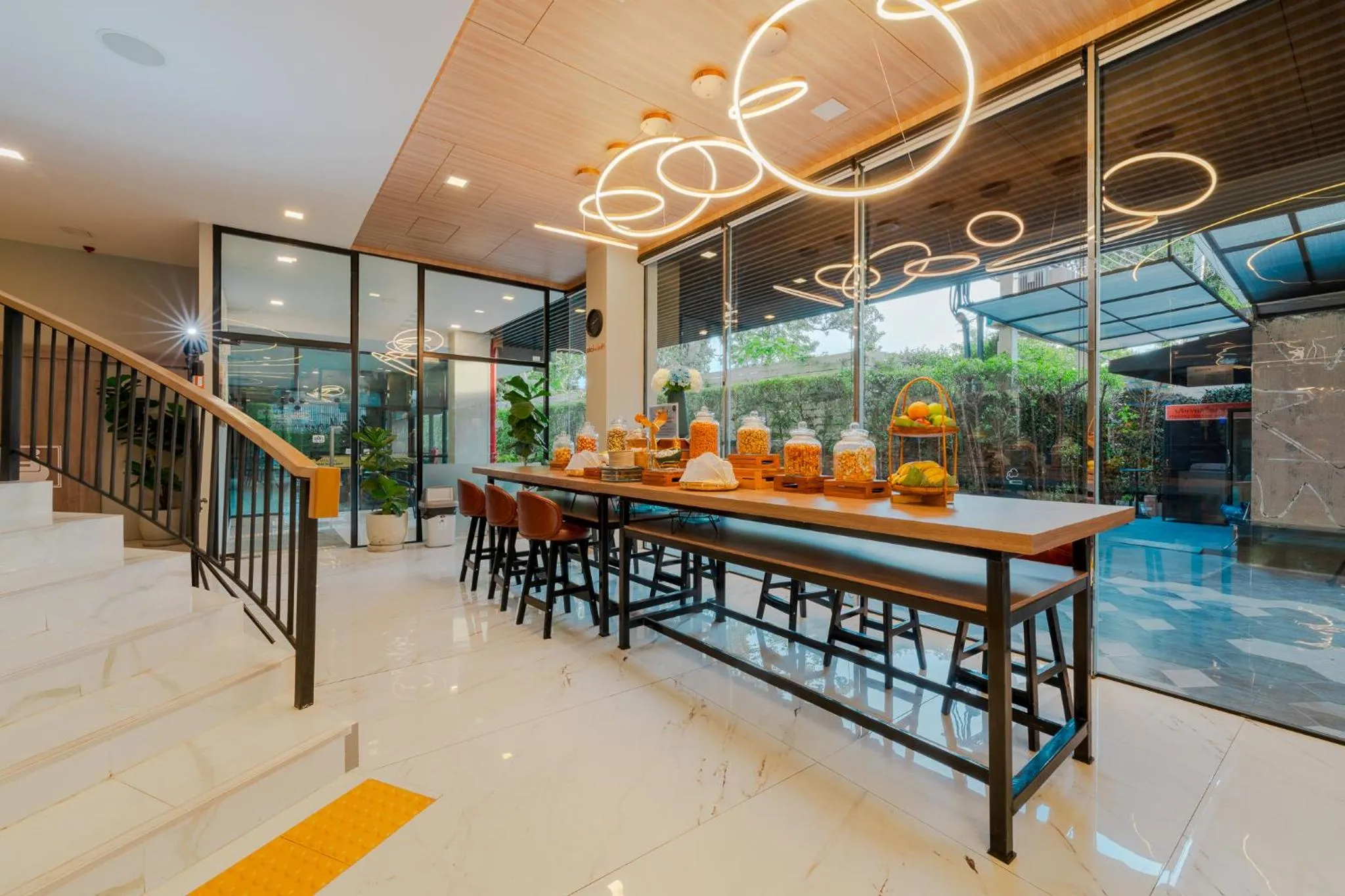 Seating area in Moose Hotel Chiangmai