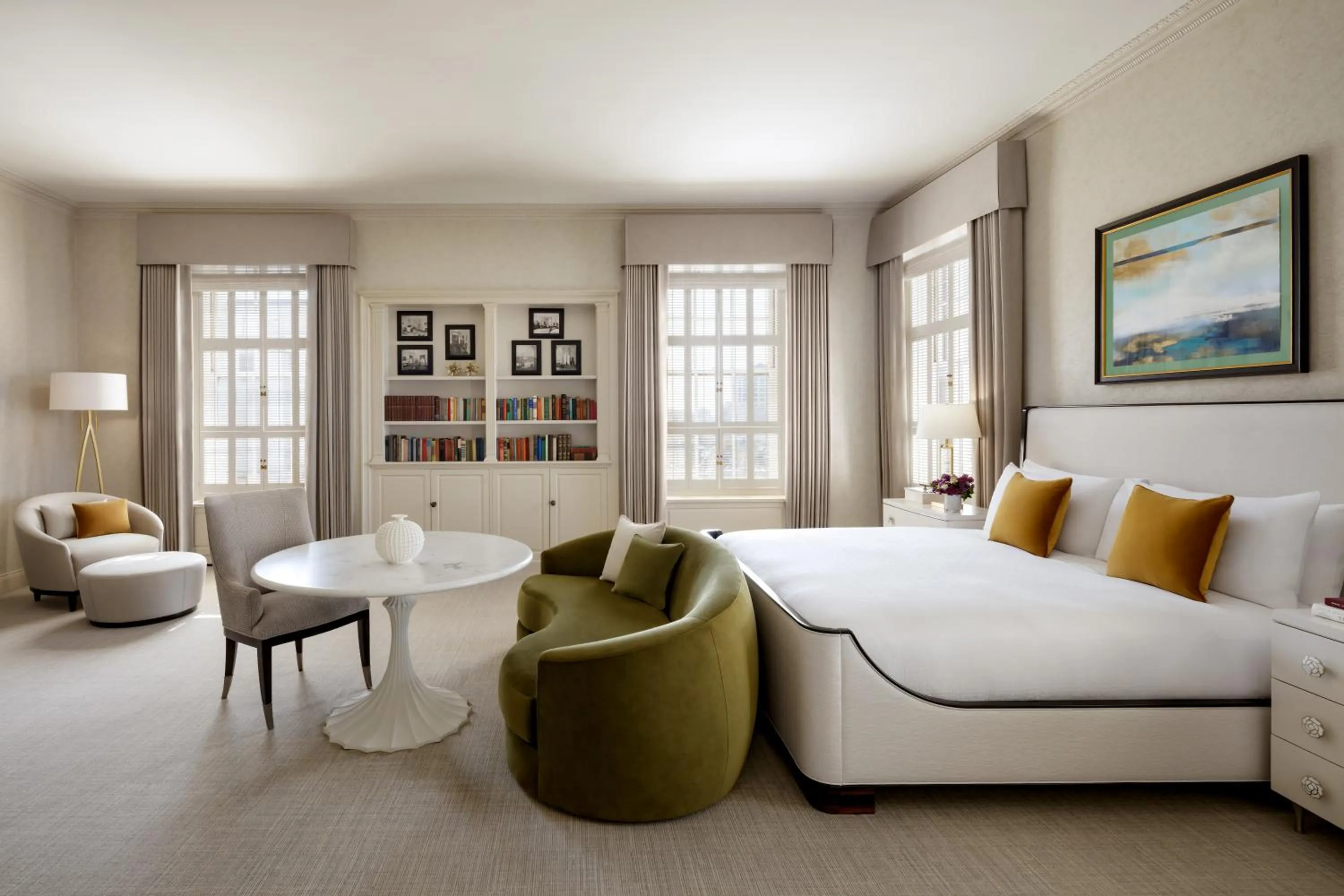 Living room, Bed in Fairmont San Francisco