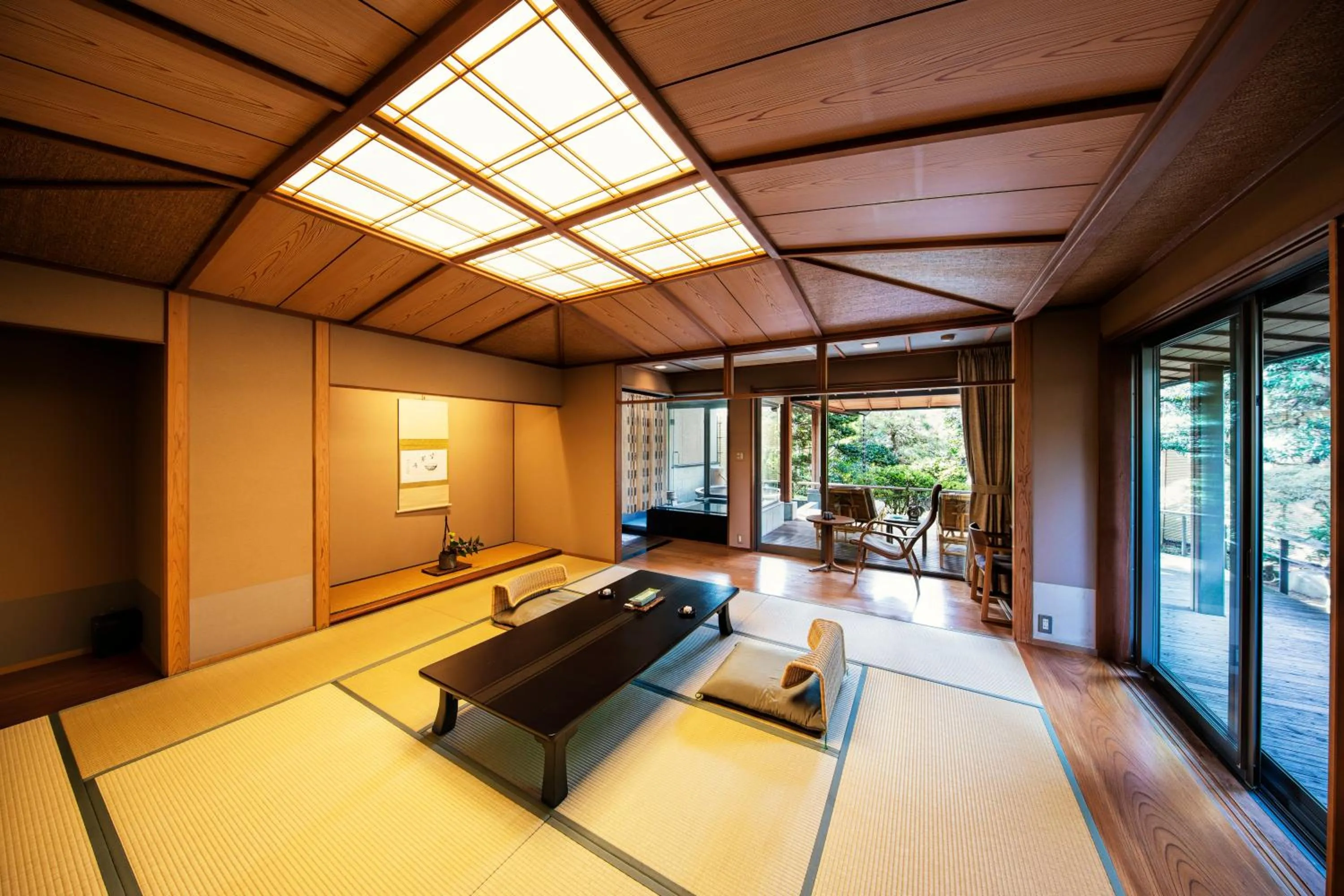 Garden view in Yumeguri no Yado Yoshiharu