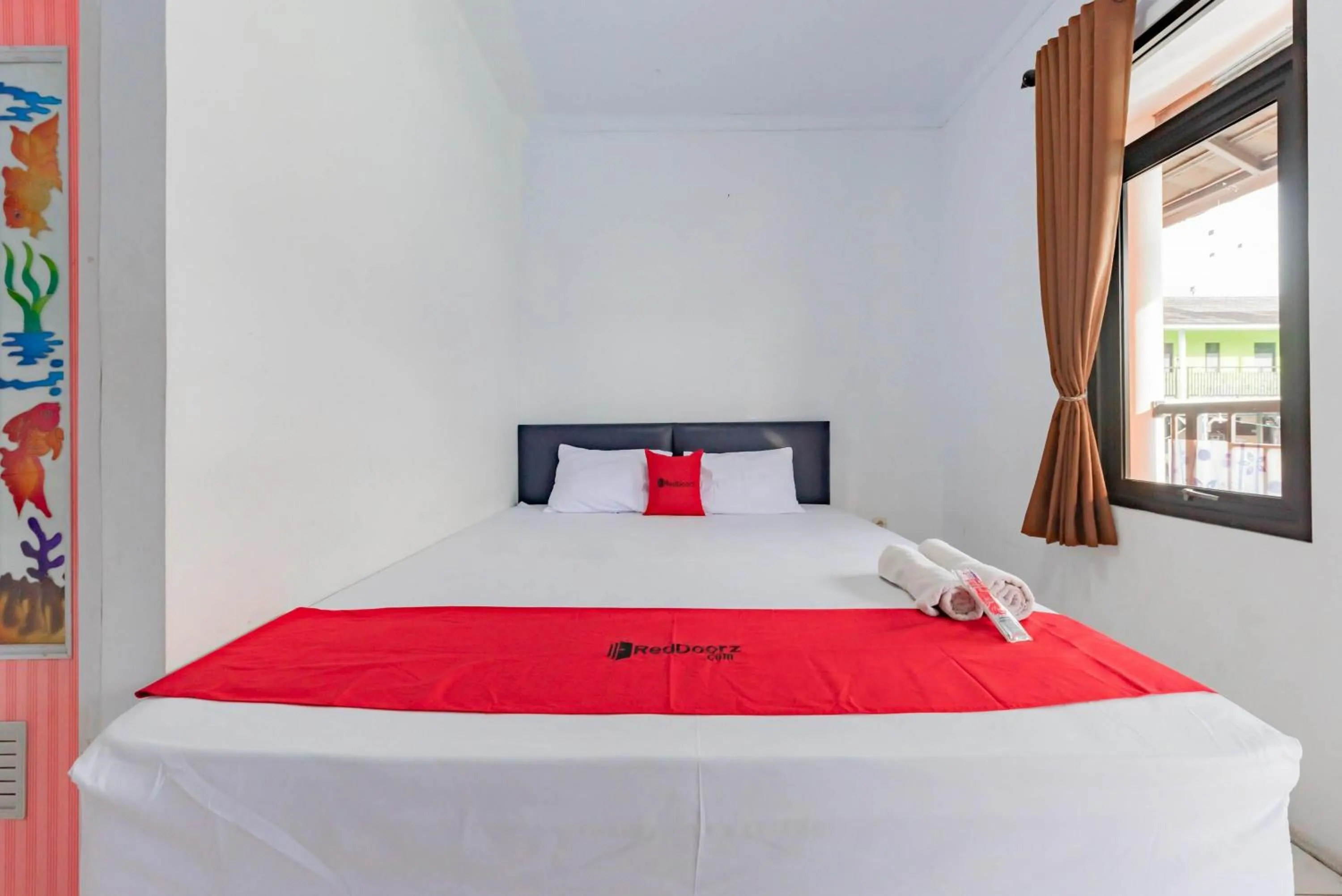 Bedroom, Bed in RedDoorz Resort Syariah @ Jaya Tirta Abadi