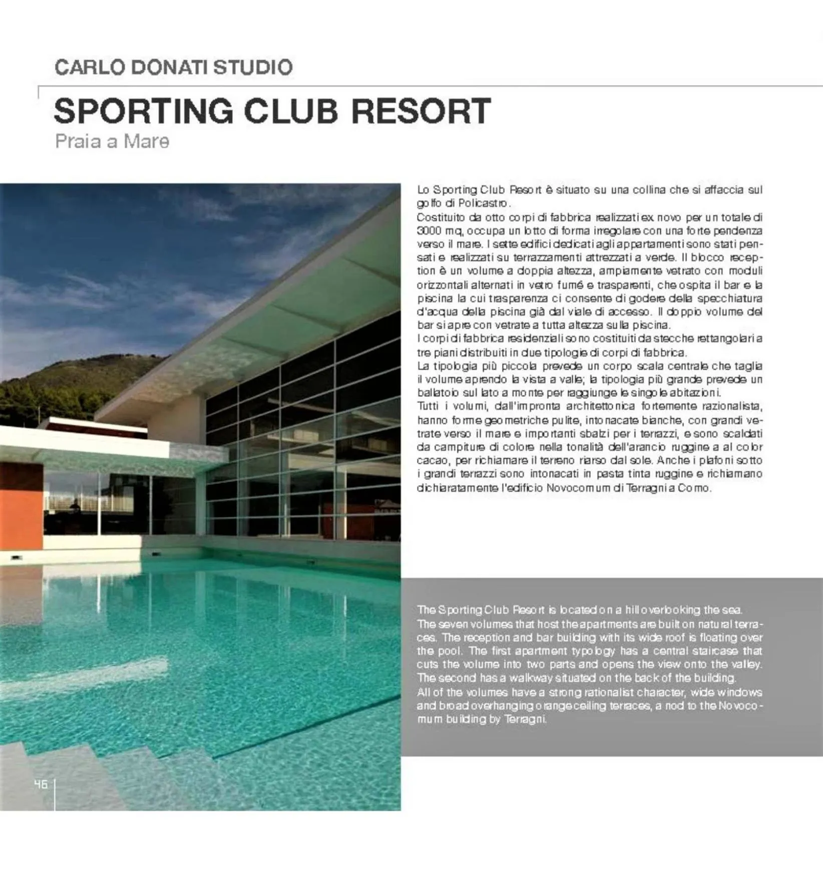 Certificate/Award in Sporting Club Resort