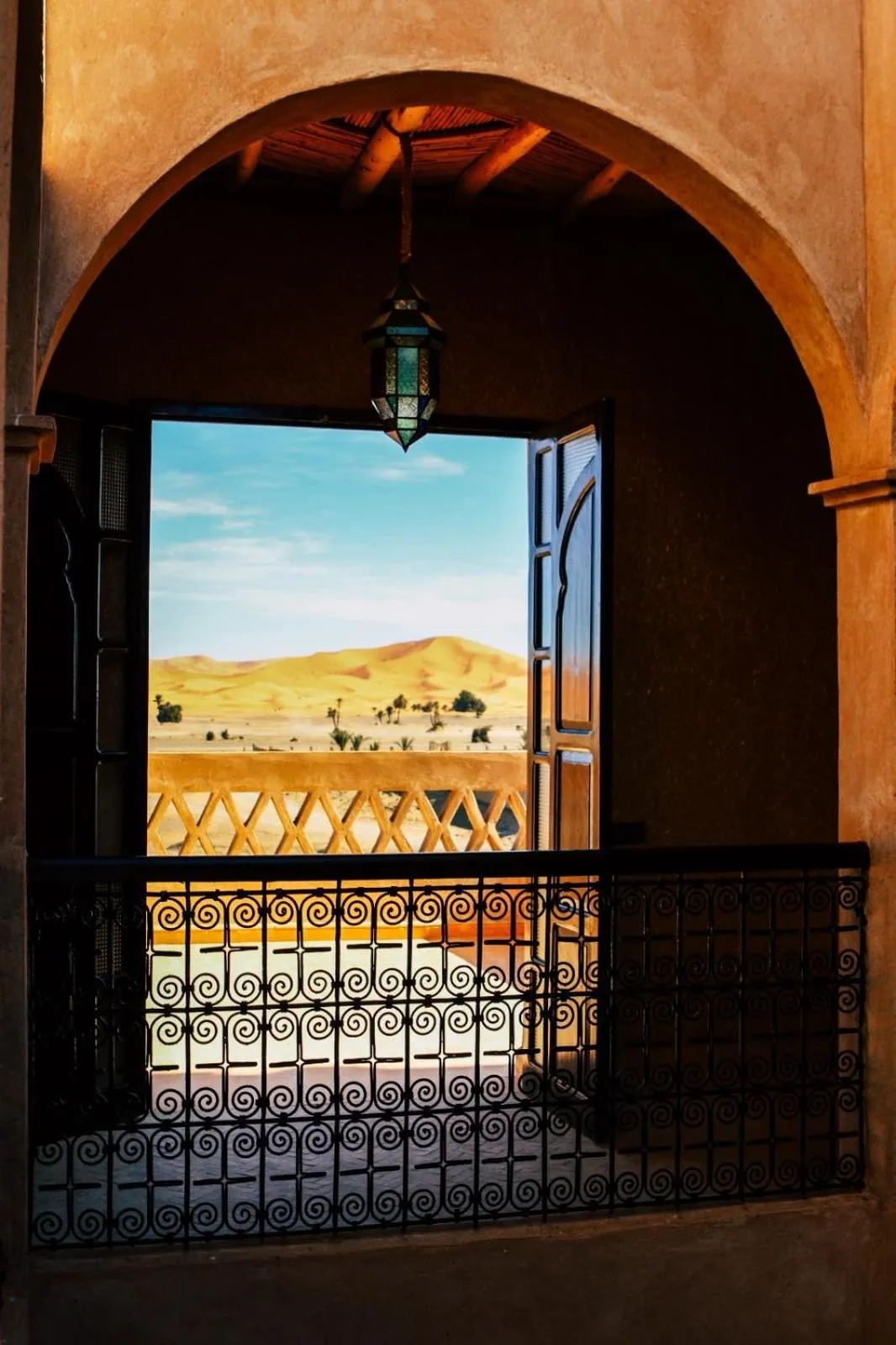 Balcony/Terrace in Riad Caravasar