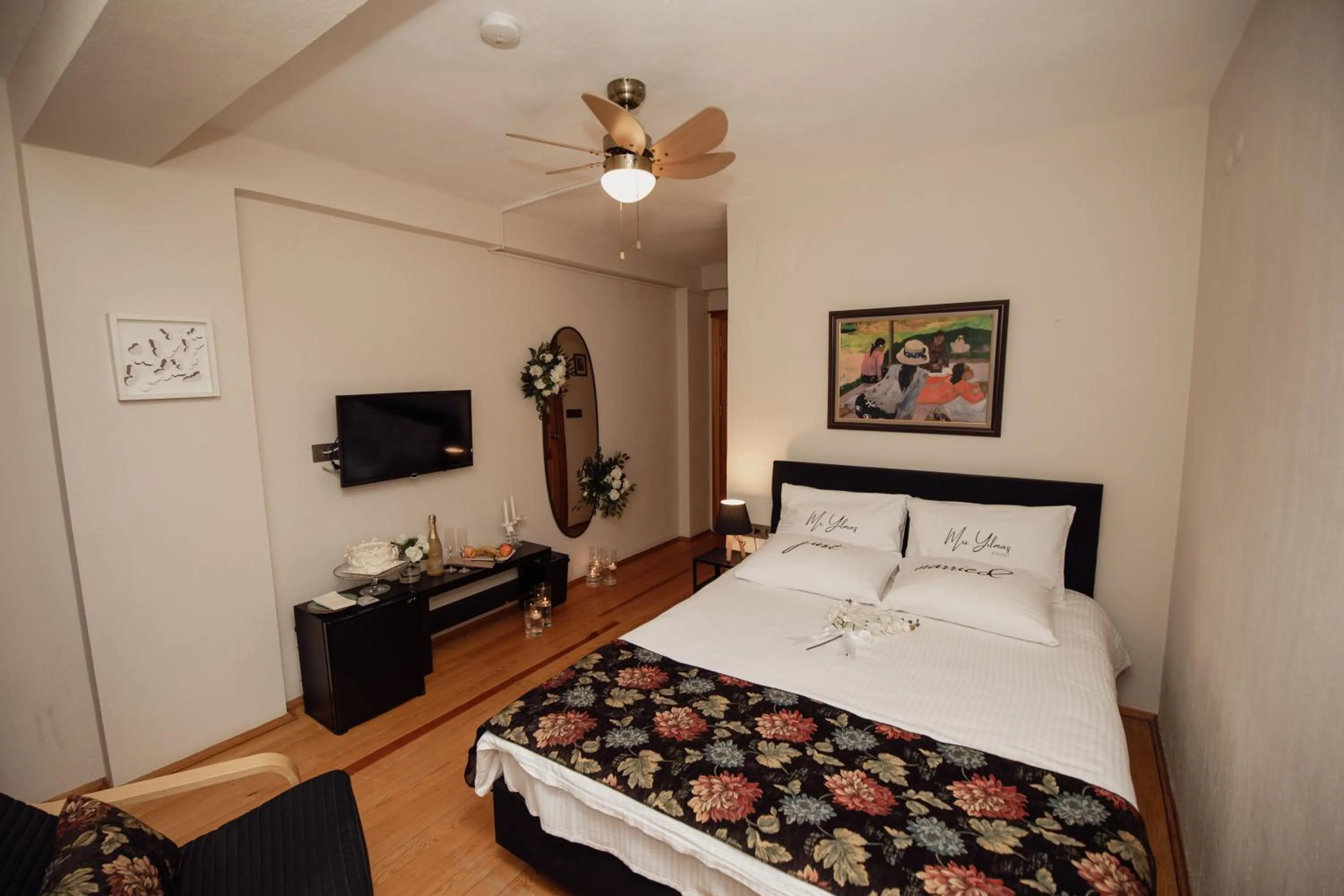 Bed in Birgi Rukim Otel