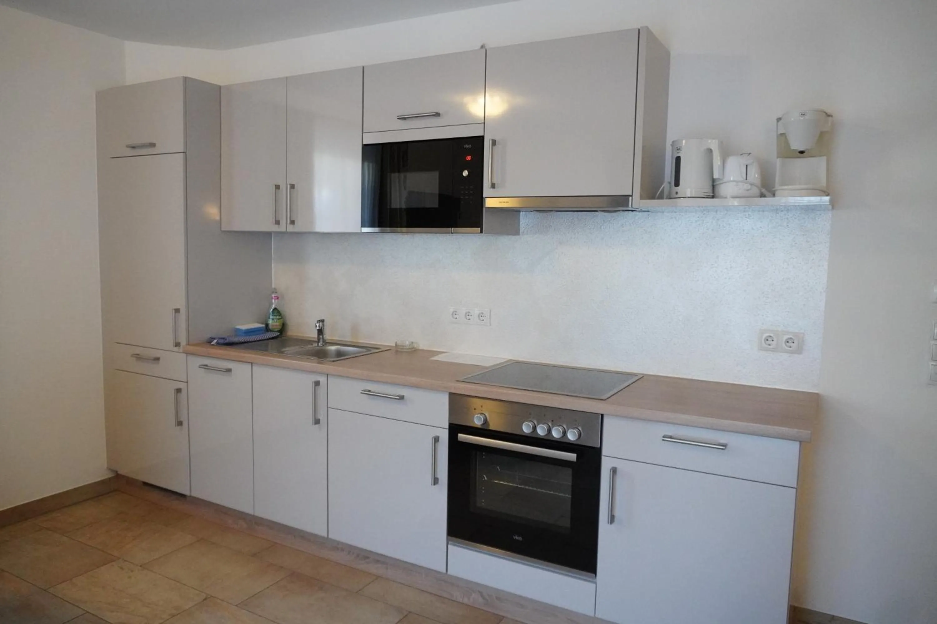 Kitchen or kitchenette in Appartements Fritzhof