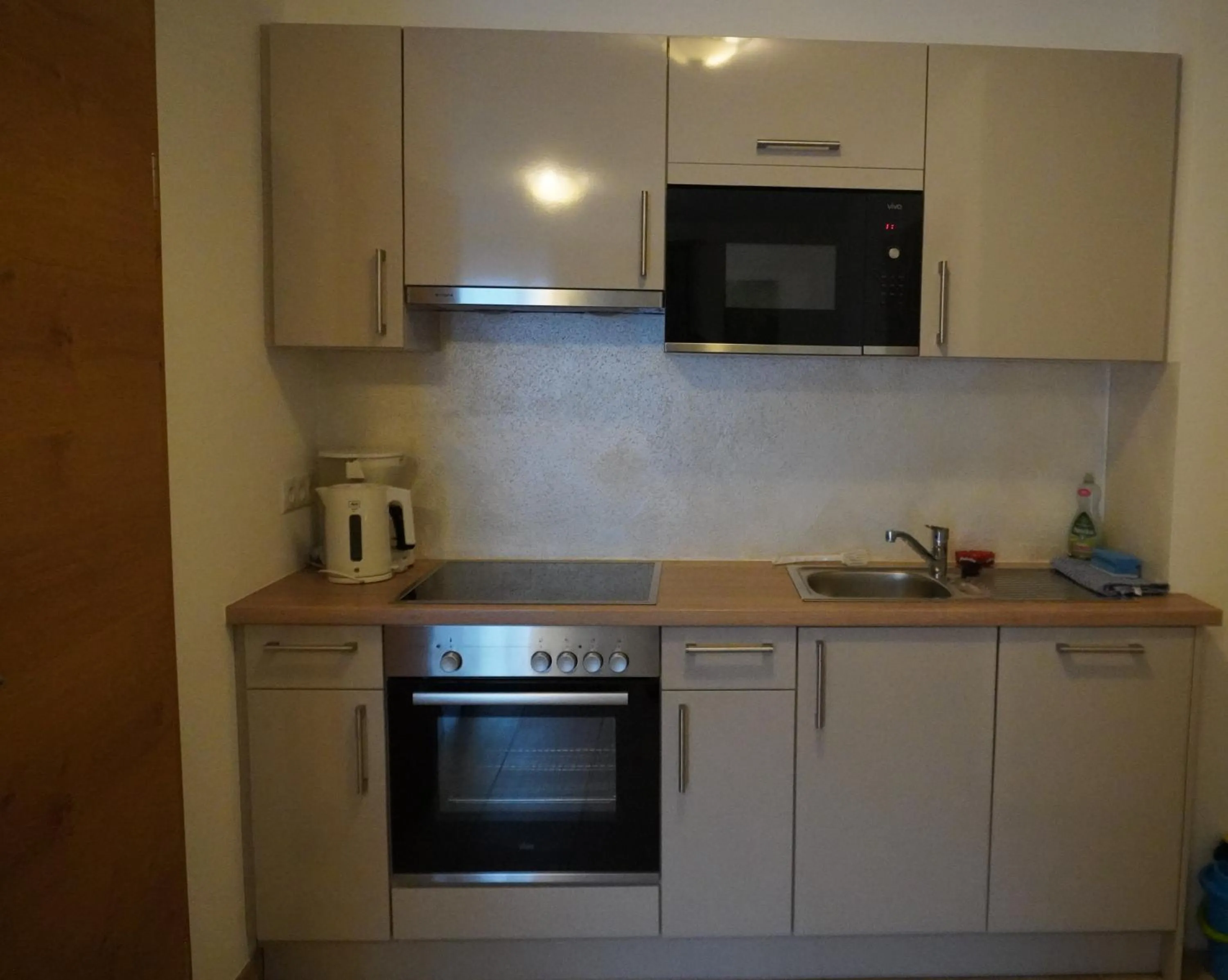 Kitchen or kitchenette in Appartements Fritzhof