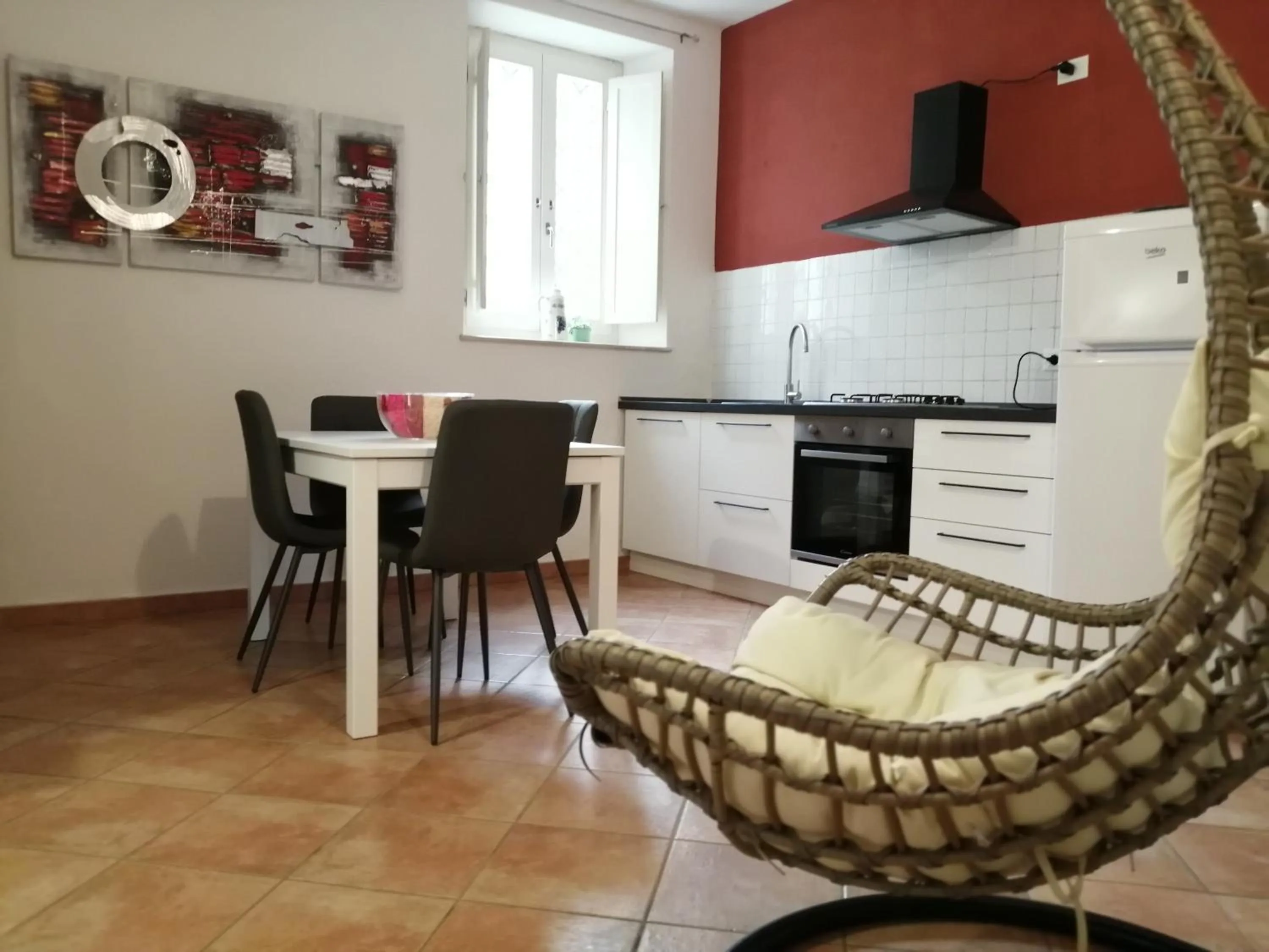 Kitchen or kitchenette in Casa Saba