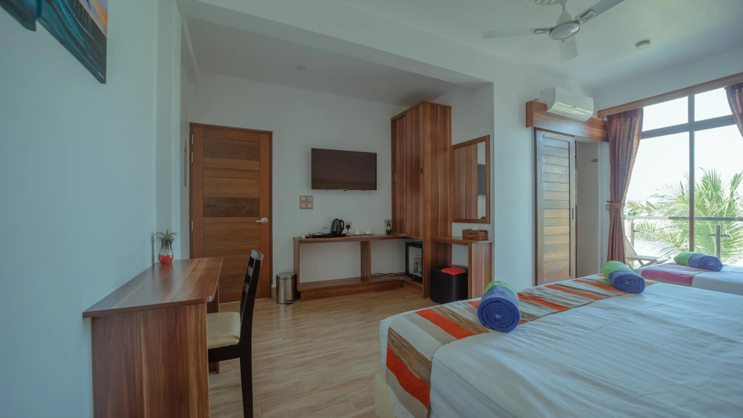 Bed in Rosy Villa Hotel