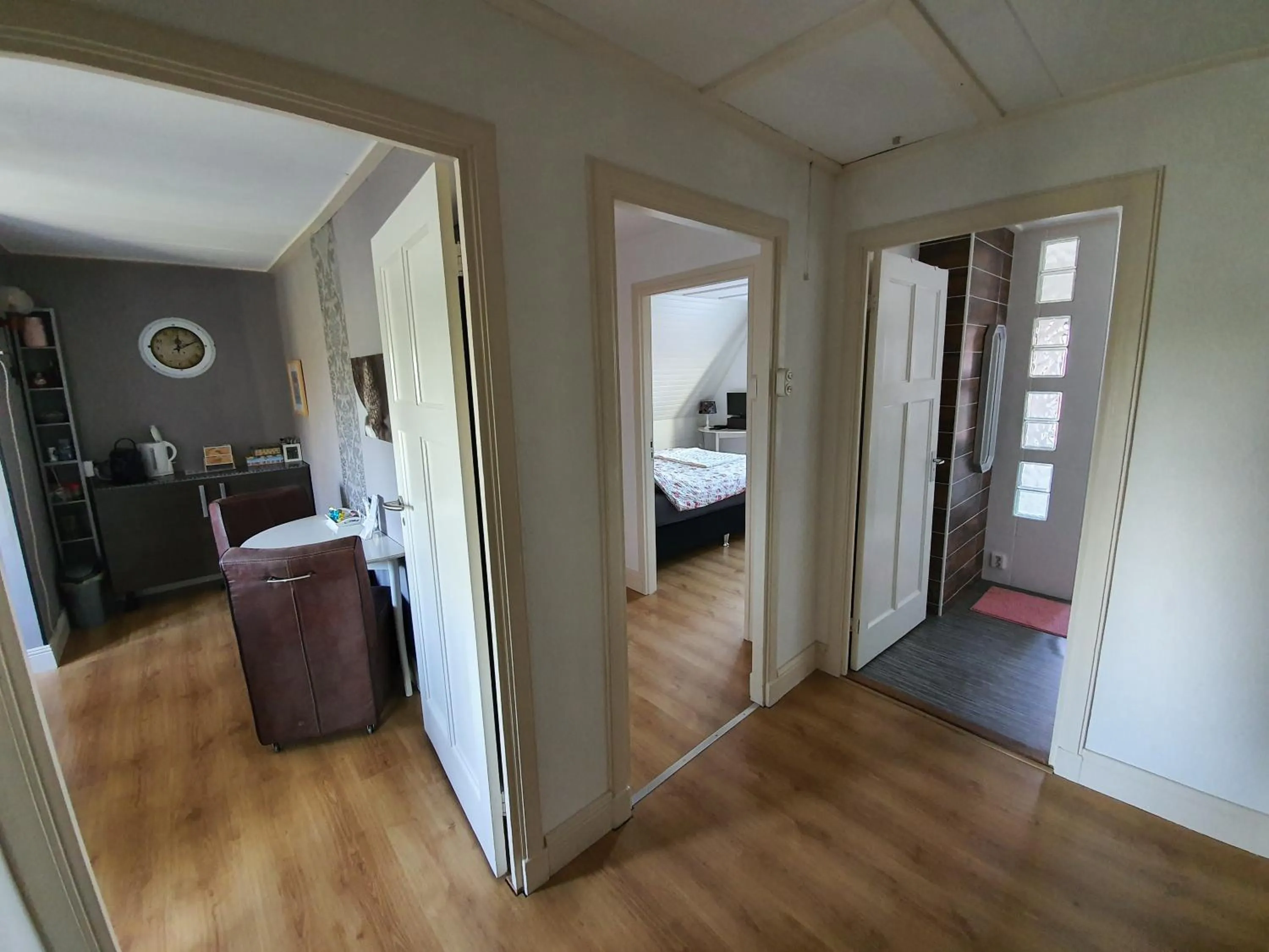 Seating area, Bed in B&B MaasLandje