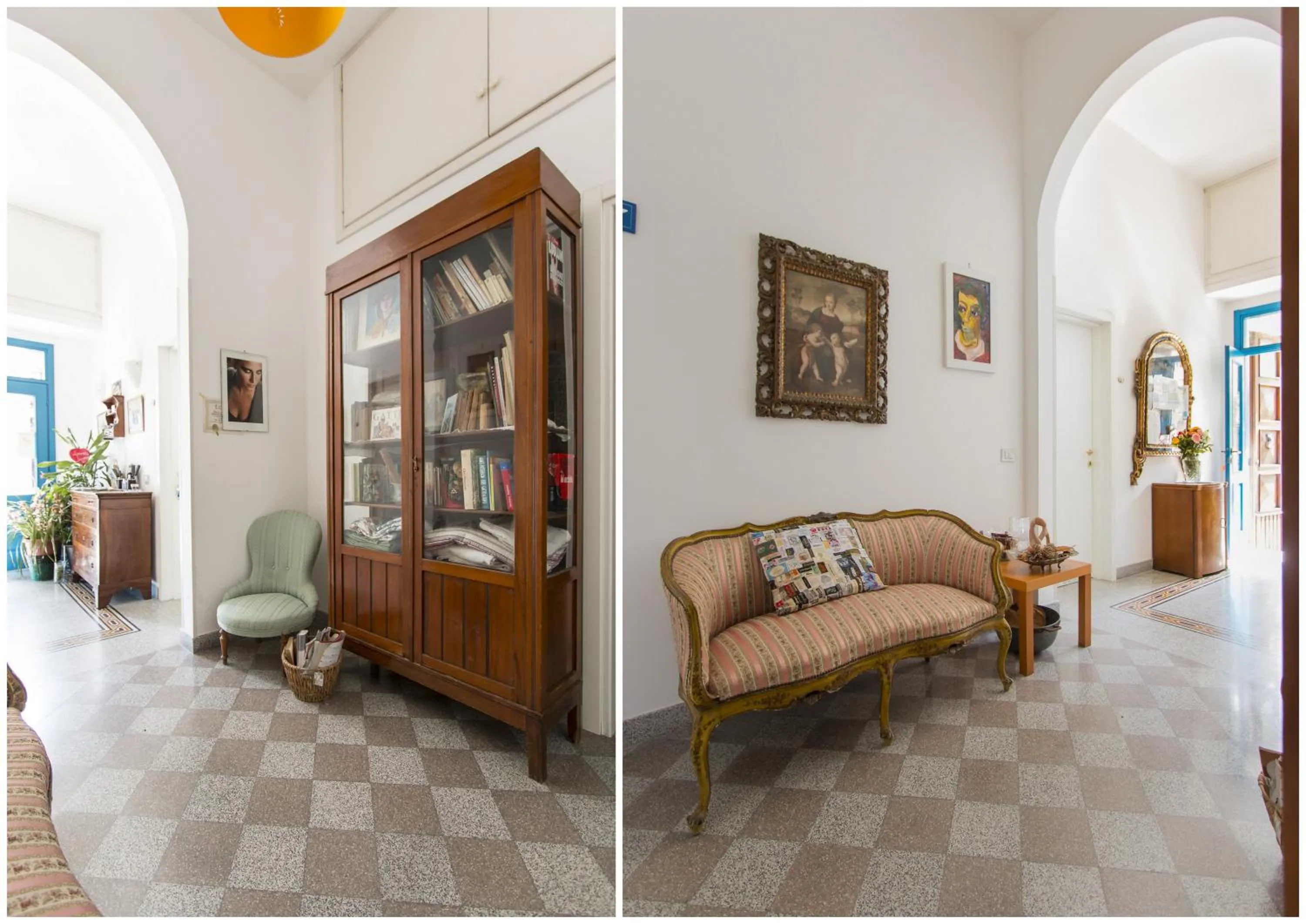 Seating area in Casa Fornaciari