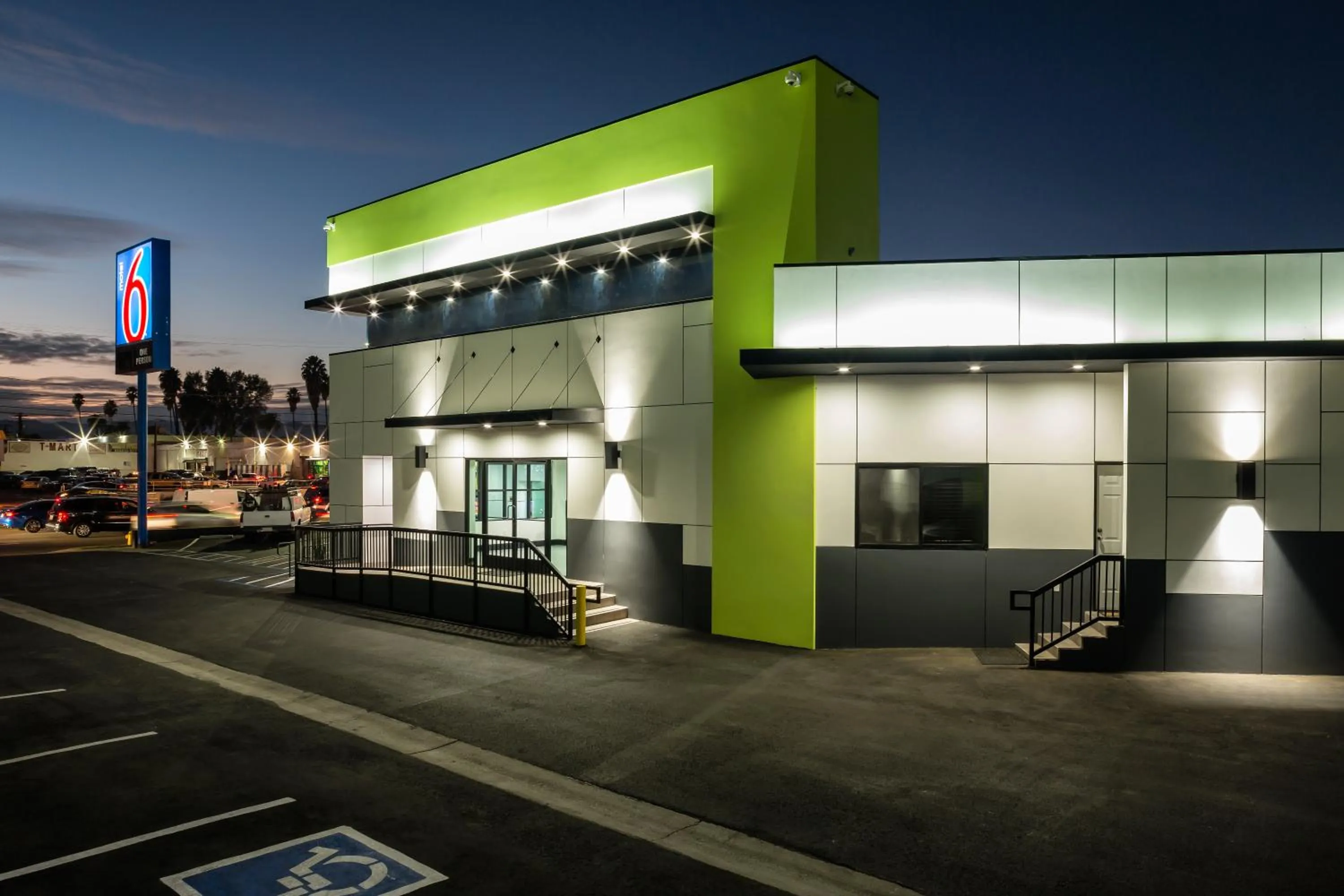 Facade/entrance in Motel 6-Canoga Park, CA