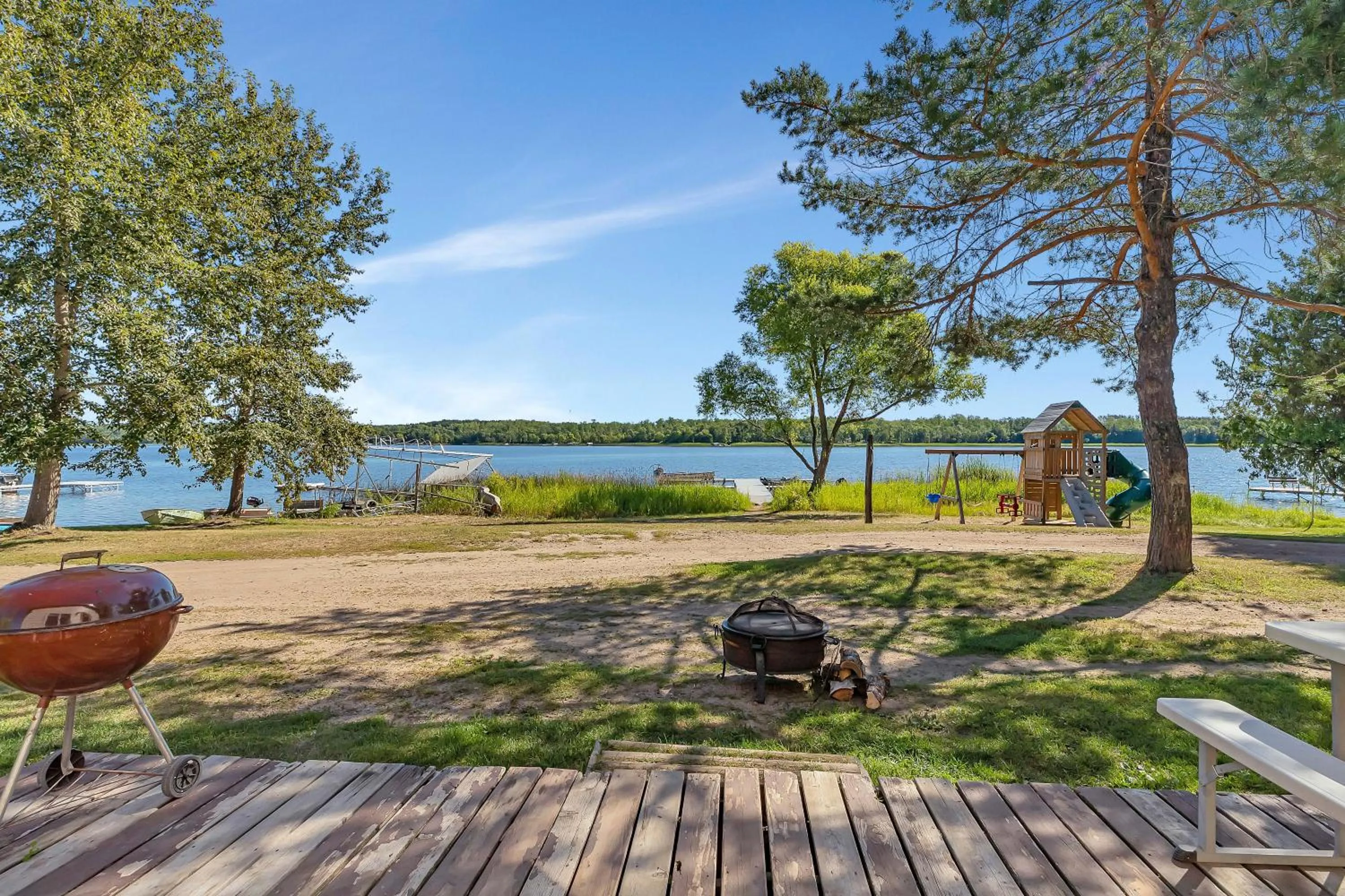 Patio in Blue Moon Resort & Motel