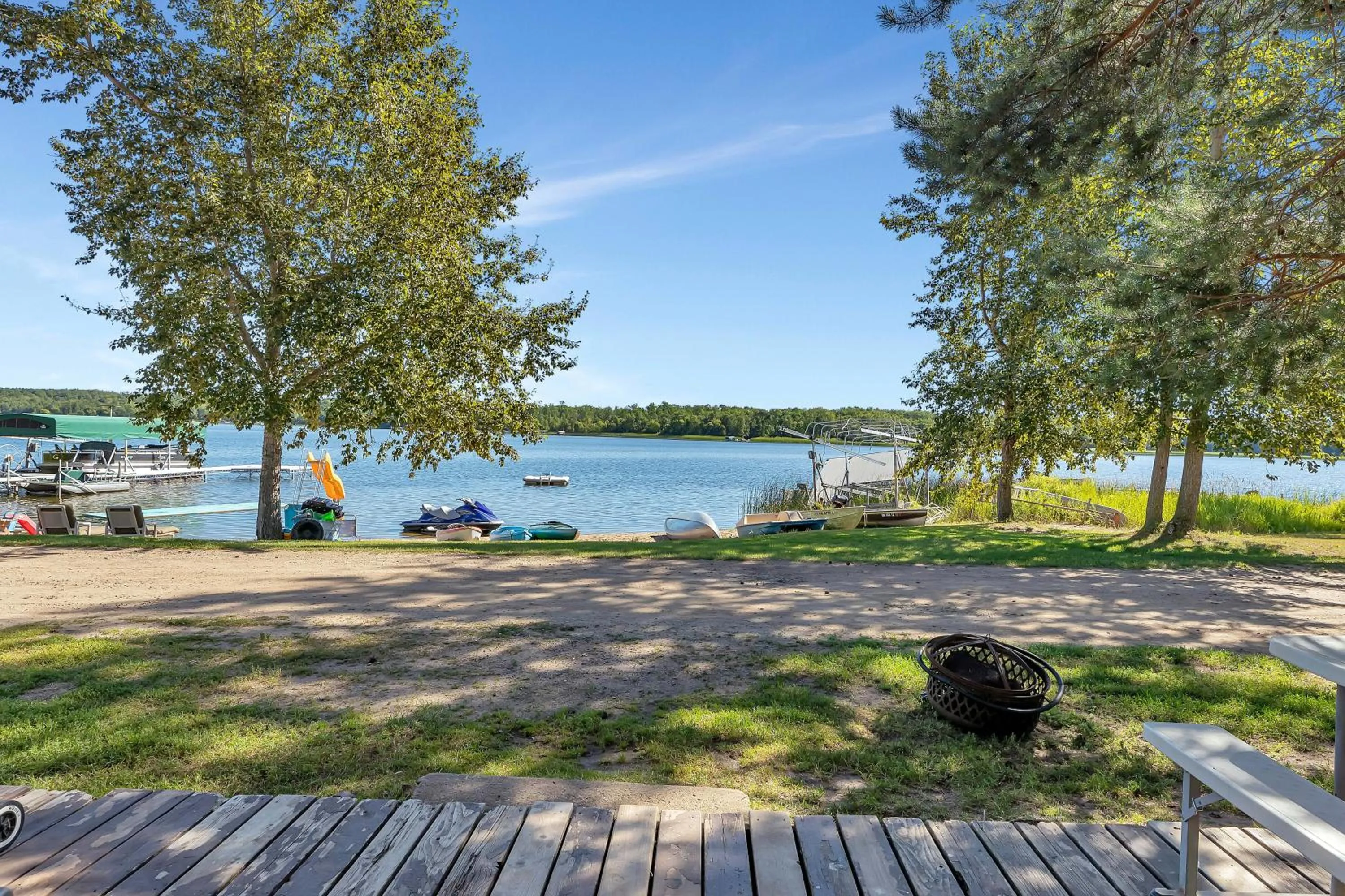 Patio in Blue Moon Resort & Motel