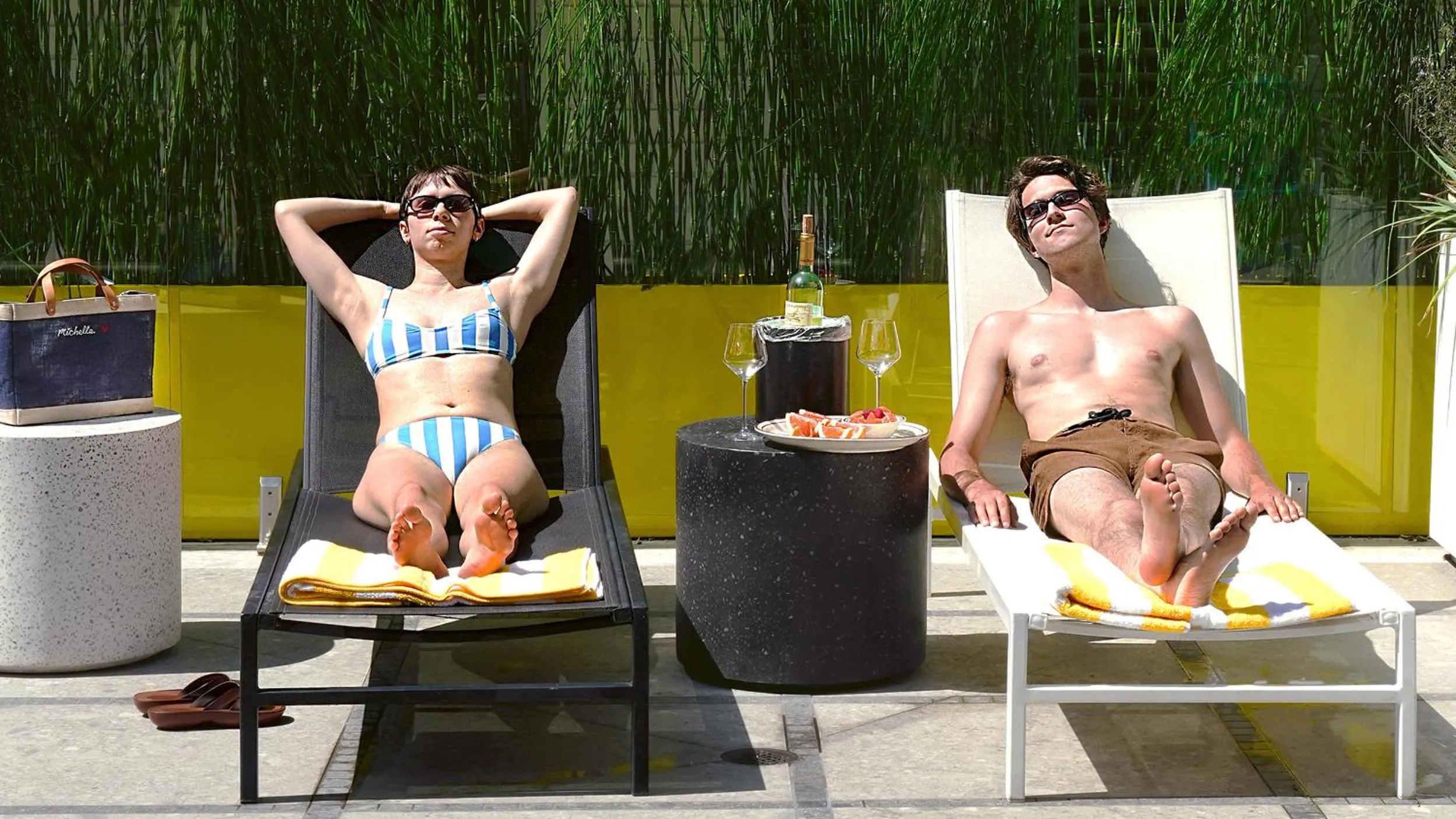 People in The Hollywood Franklin Hotel near Universal Studios