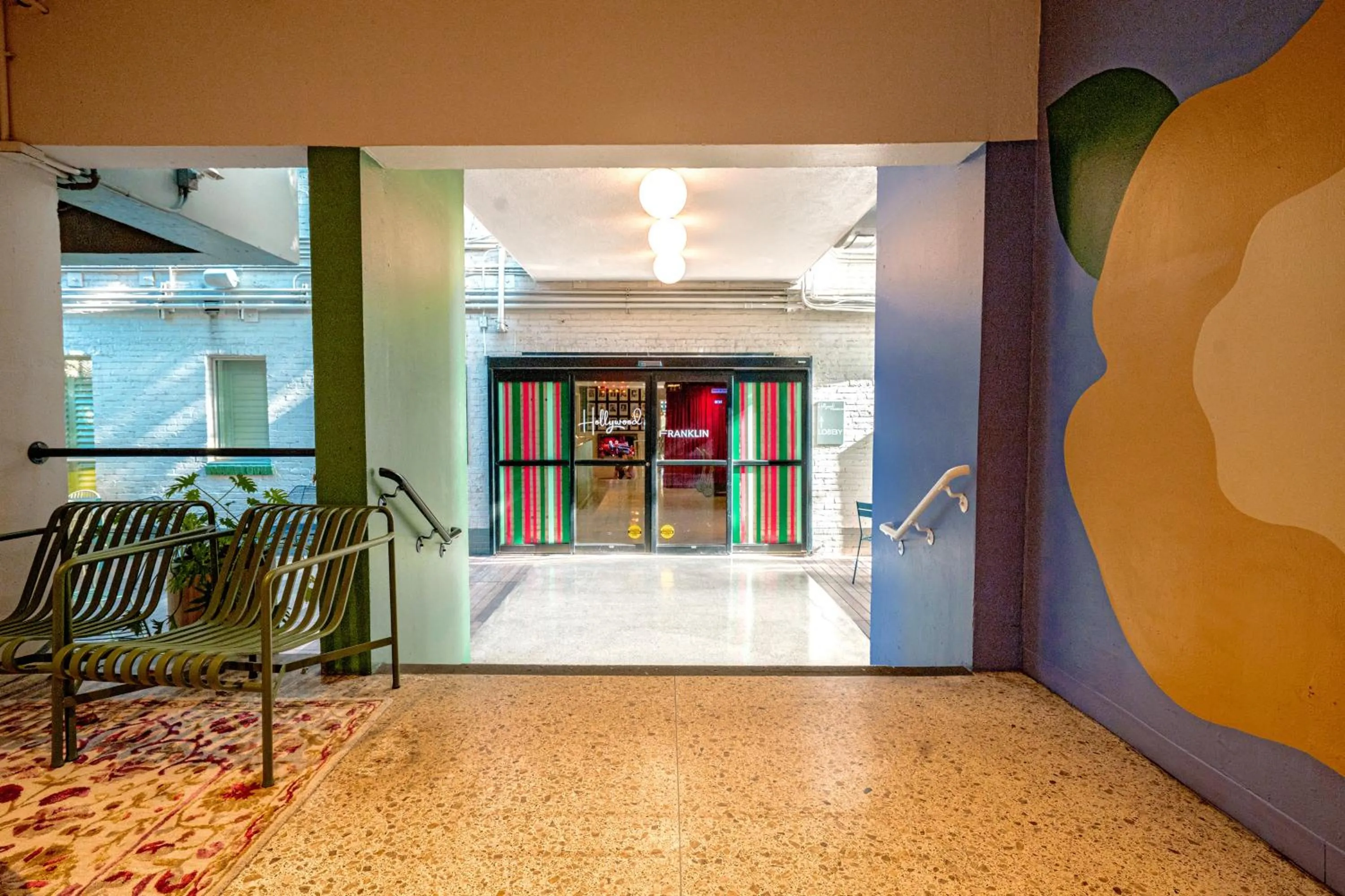 Seating area in The Hollywood Franklin Hotel near Universal Studios