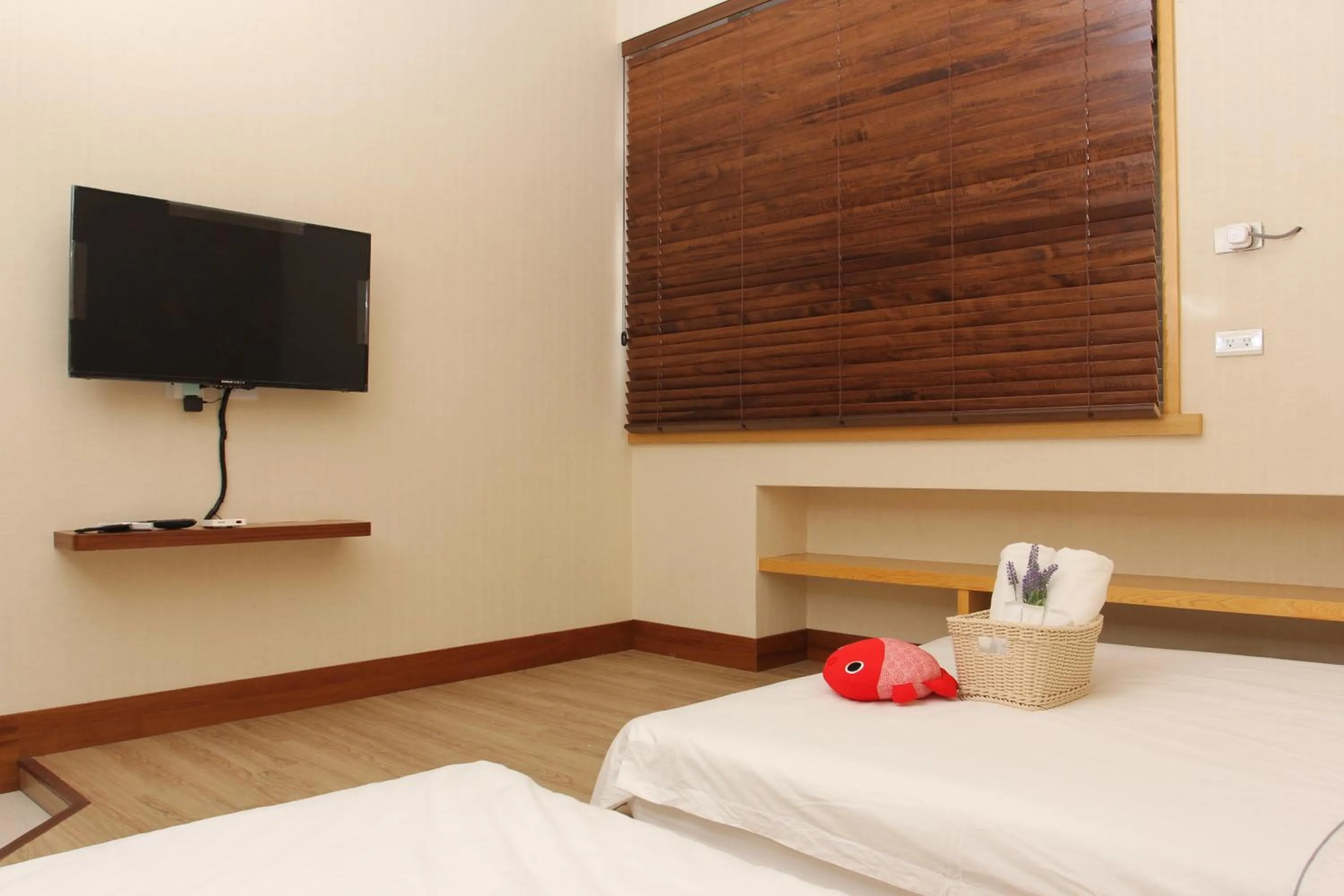 Bed in 梨幸日和 Good Days in Liko