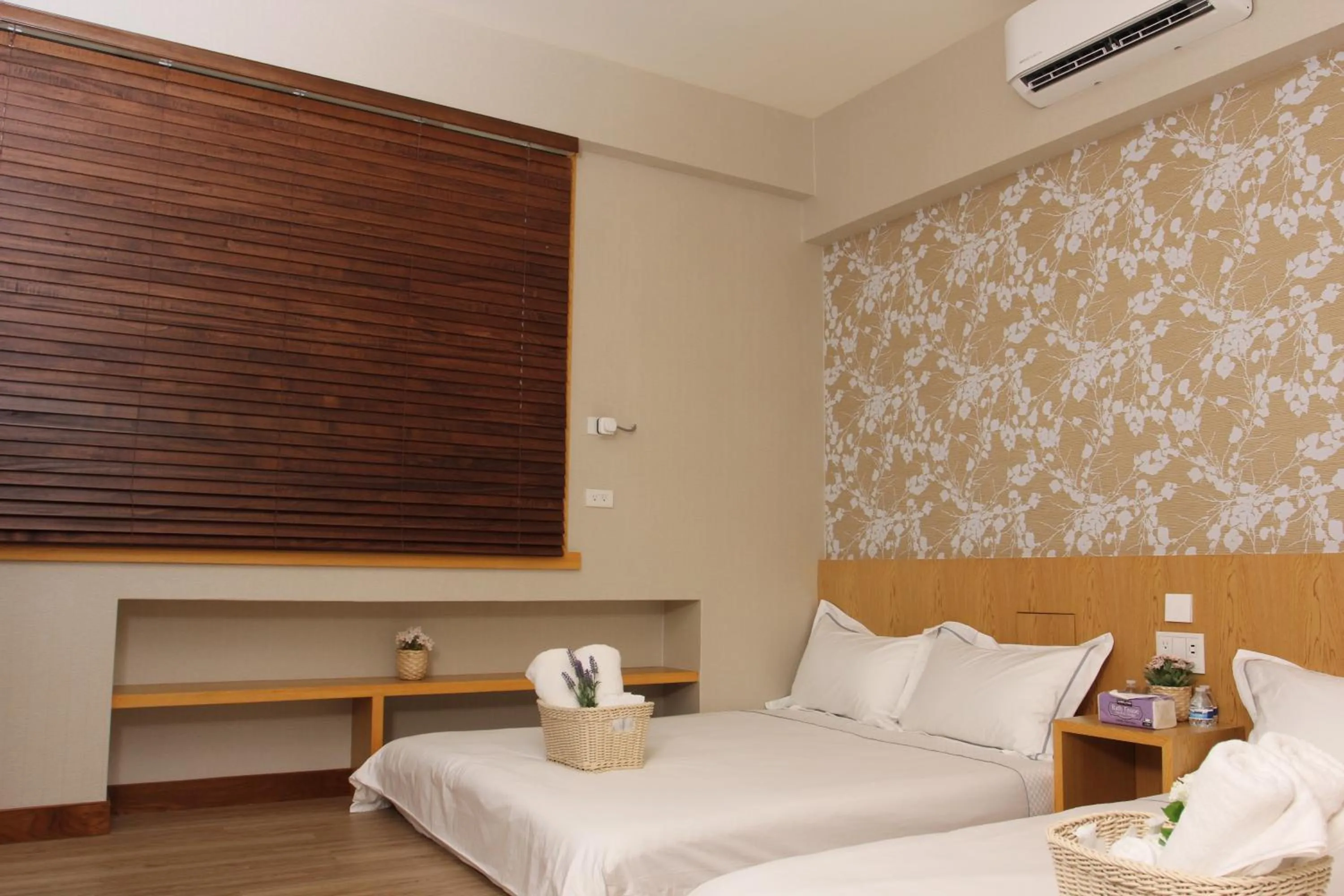 Bed in 梨幸日和 Good Days in Liko