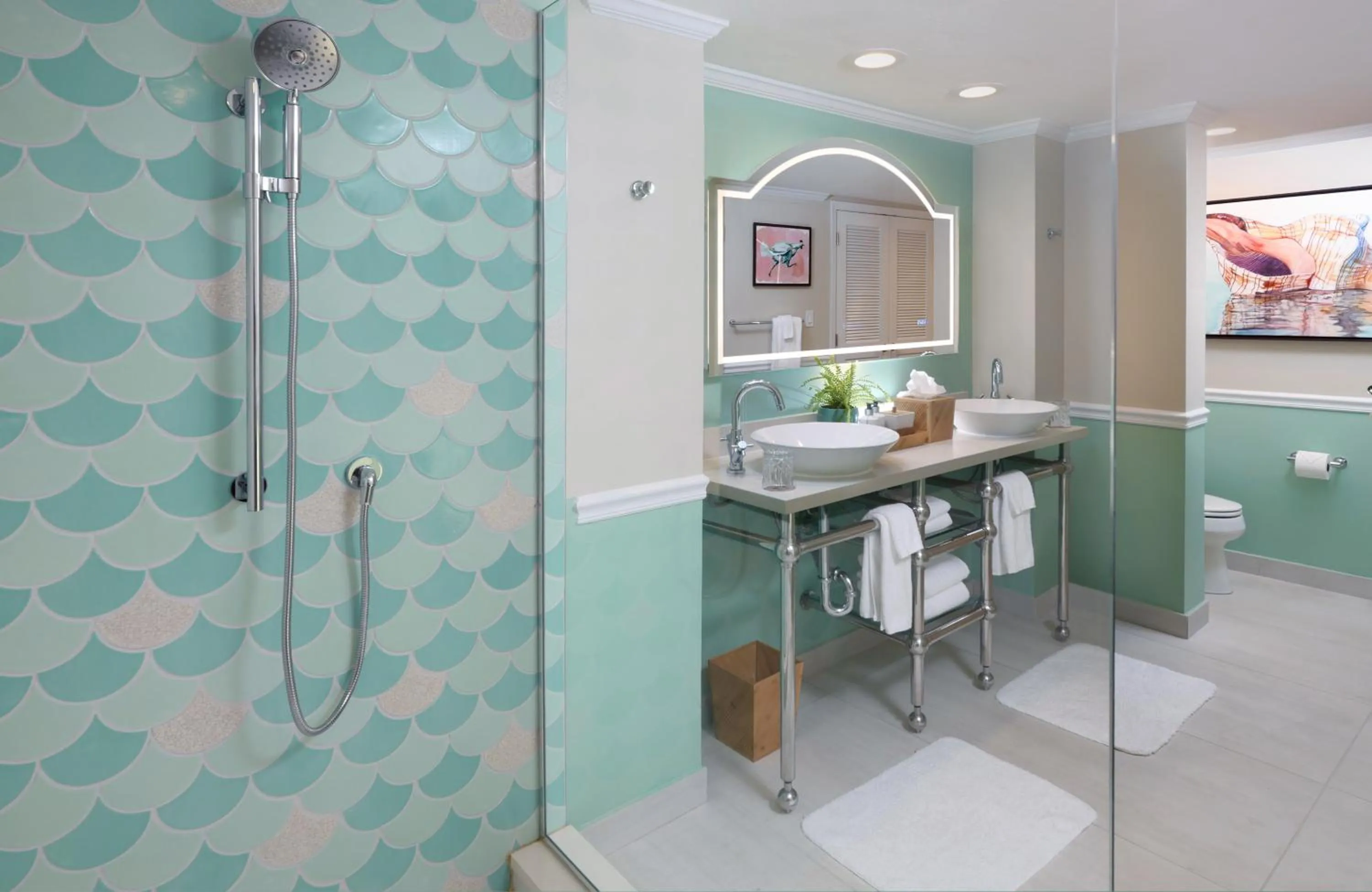 Shower in Ocean Key Resort & Spa, a Noble House Resort