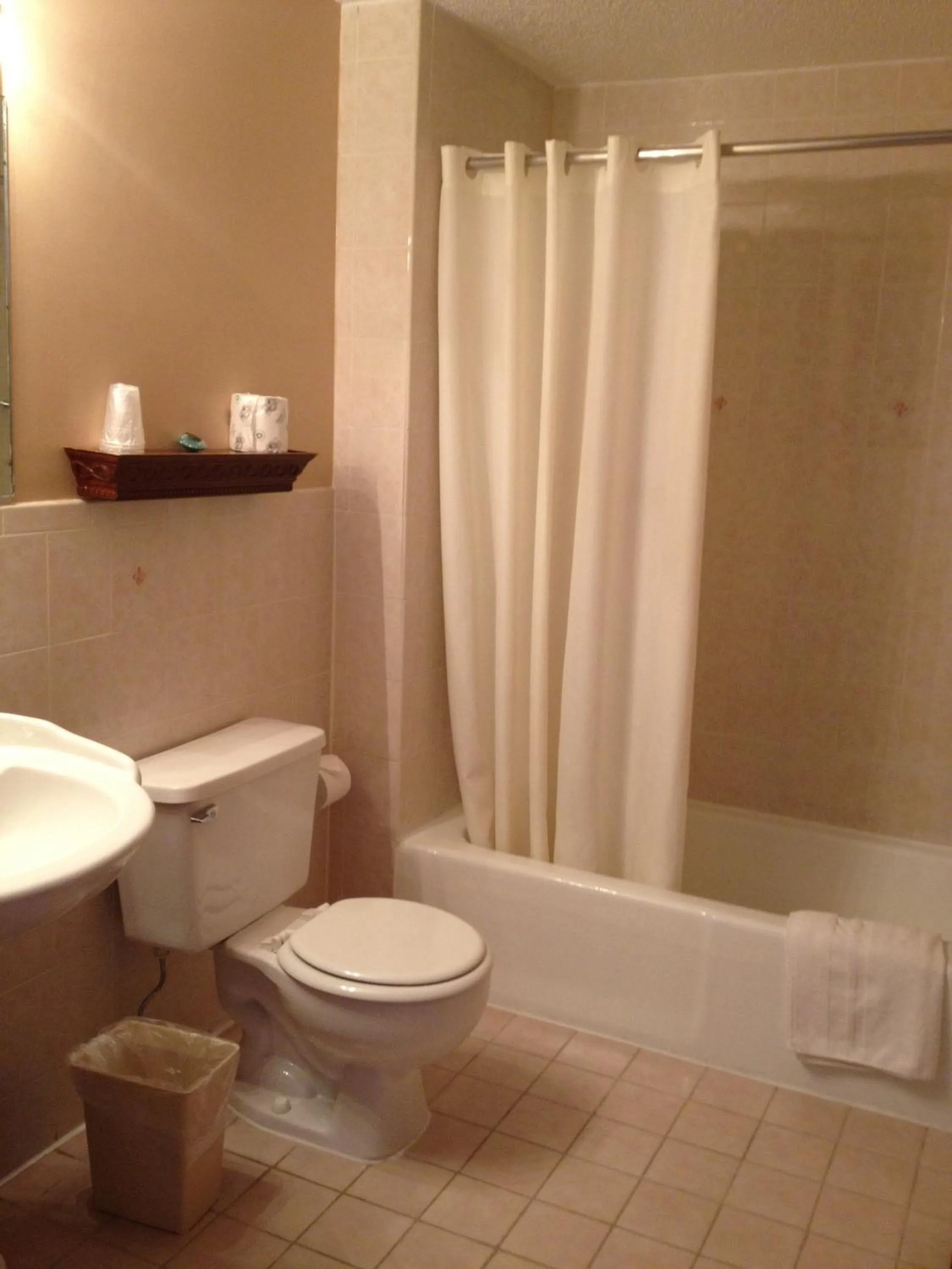 Bathroom in Moonlite Motel