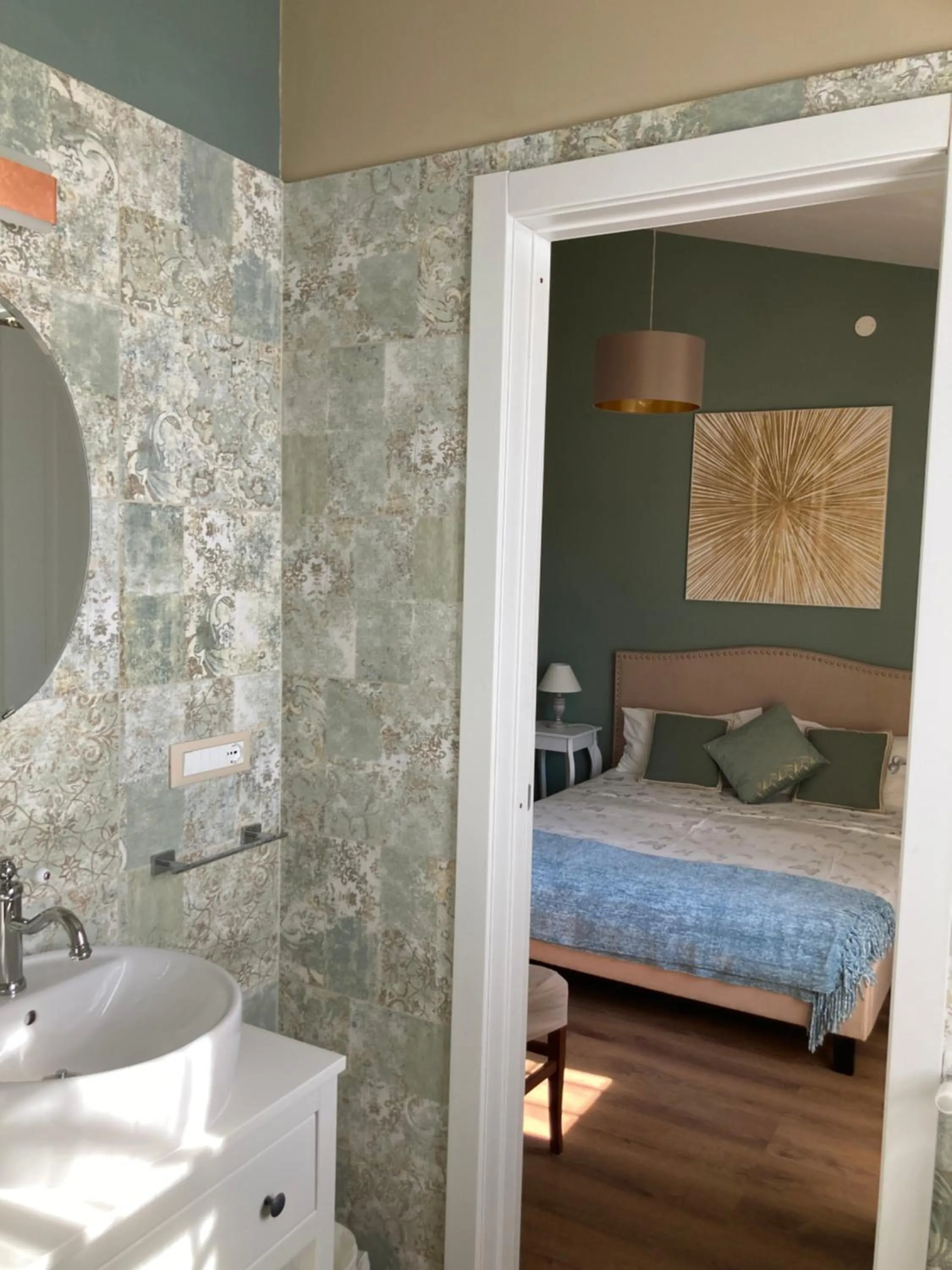 Bathroom, Bed in Villa di Christian e Michelle