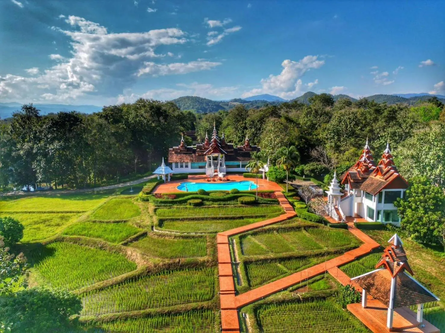 Bird's eye view in MonPanaNont Wellness