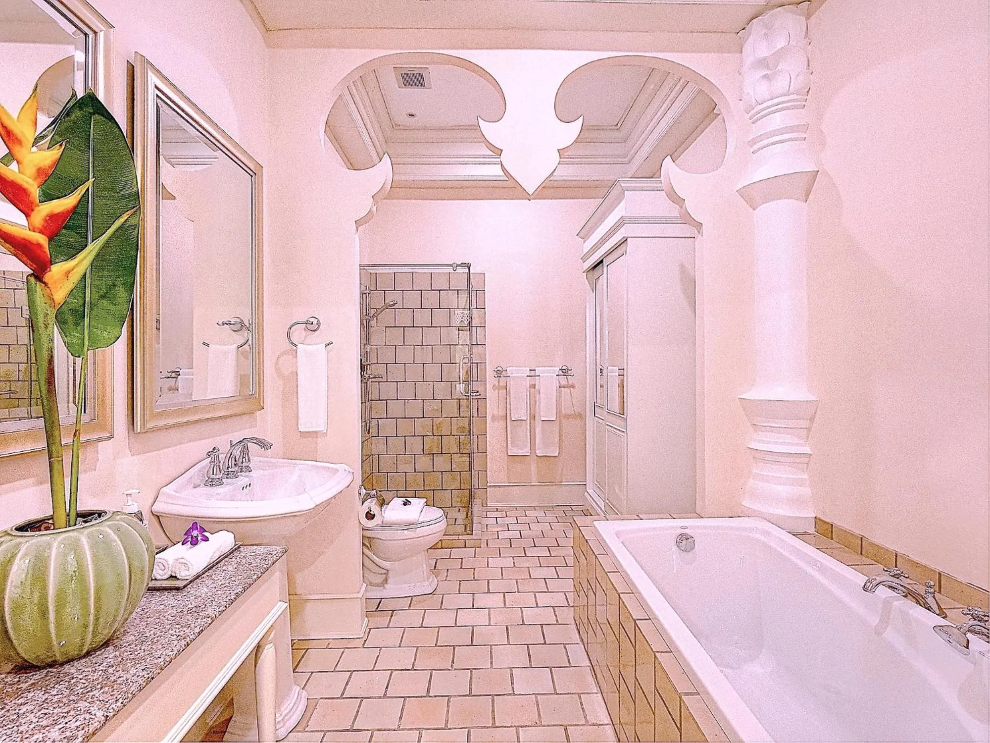 Bathroom in MonPanaNont Wellness