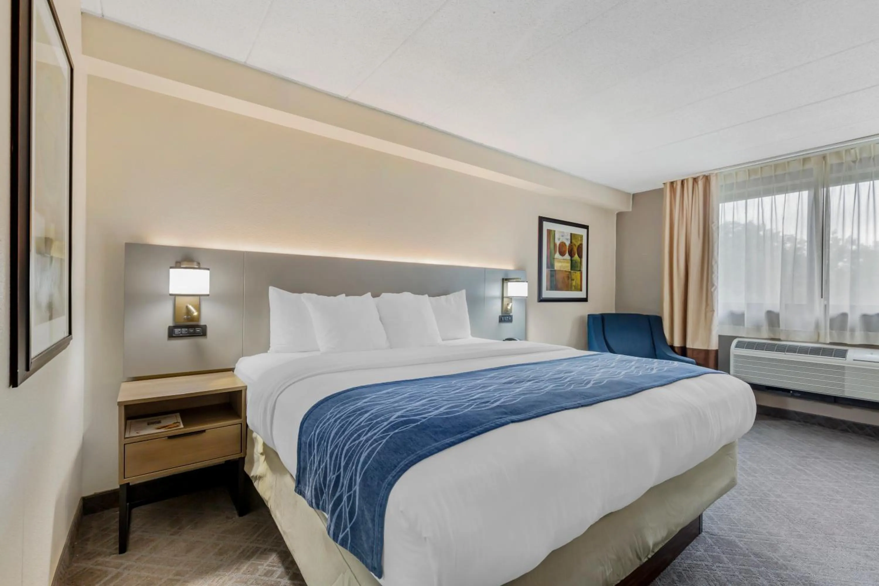 Bed in Comfort Inn Herndon-Reston