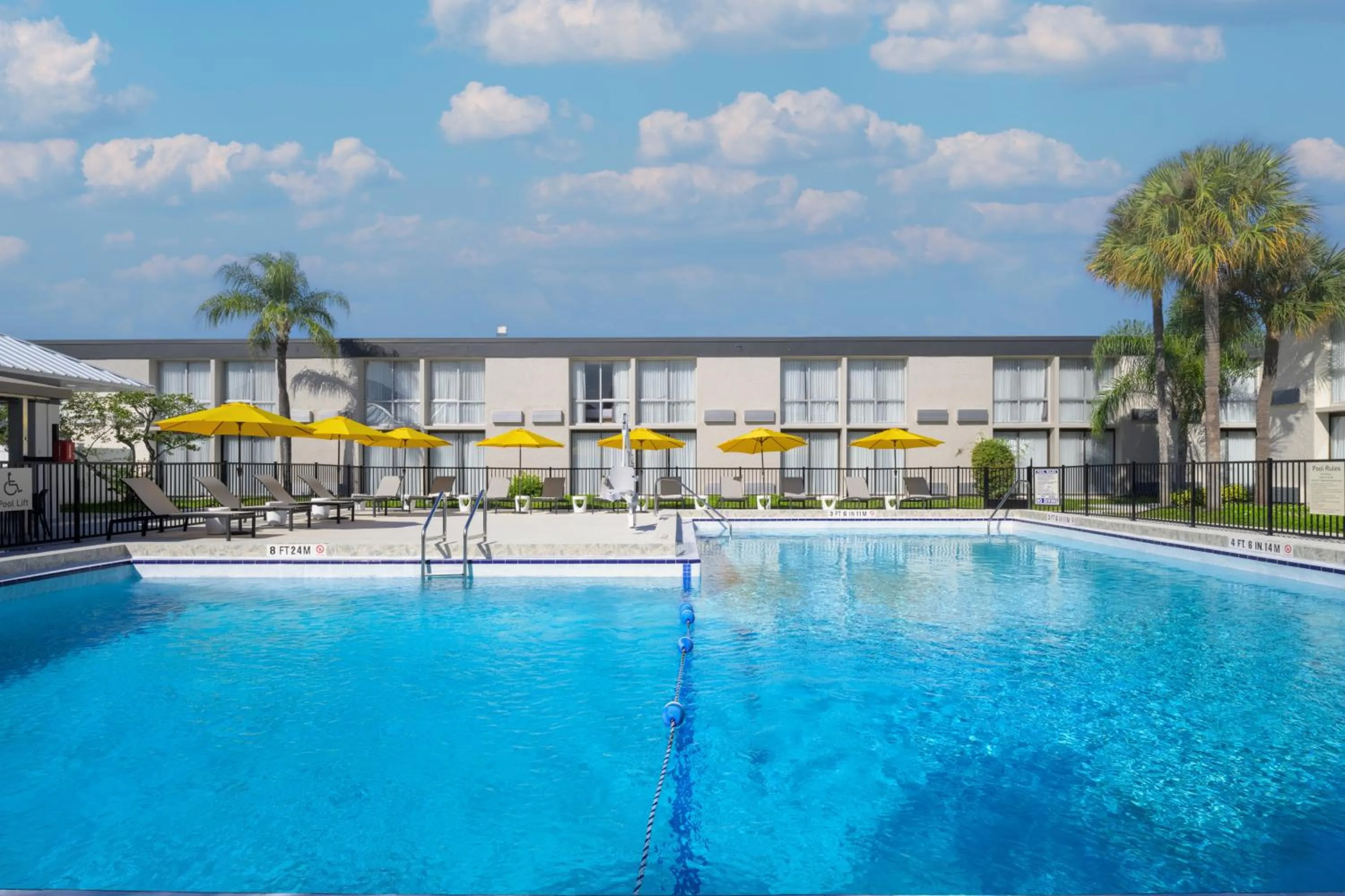 Swimming pool in B&B HOTEL Orlando International Drive near Universal - Newly Renovated!