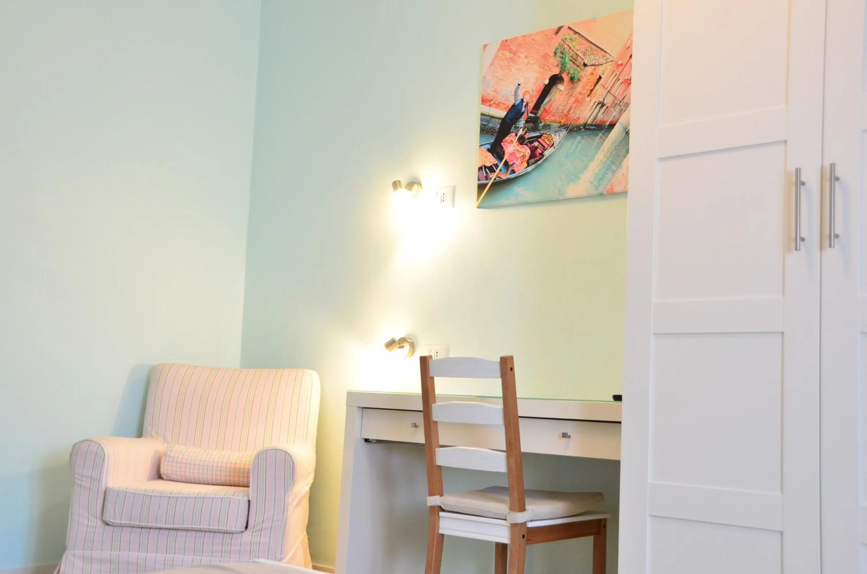 Photo of the whole room in La Villa di Montagnana