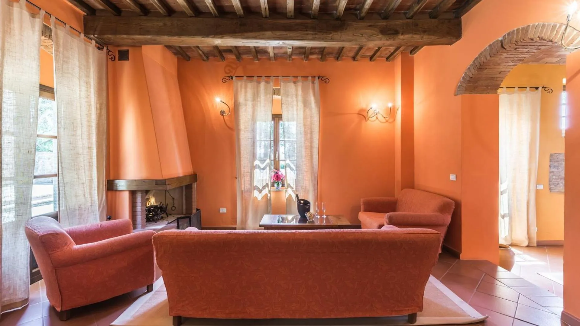 Living room in Poggio Cennina Resort