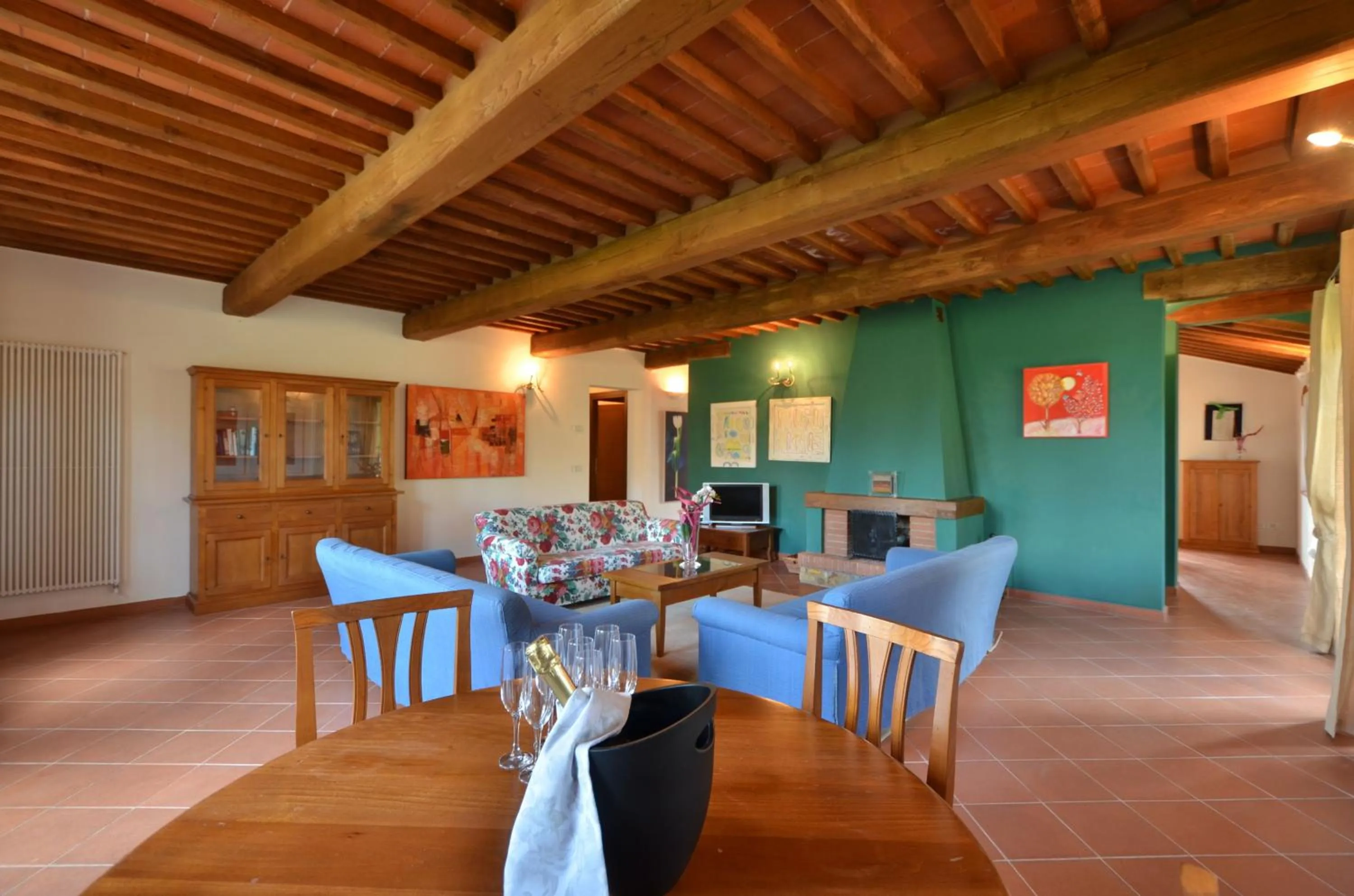 Living room in Poggio Cennina Resort