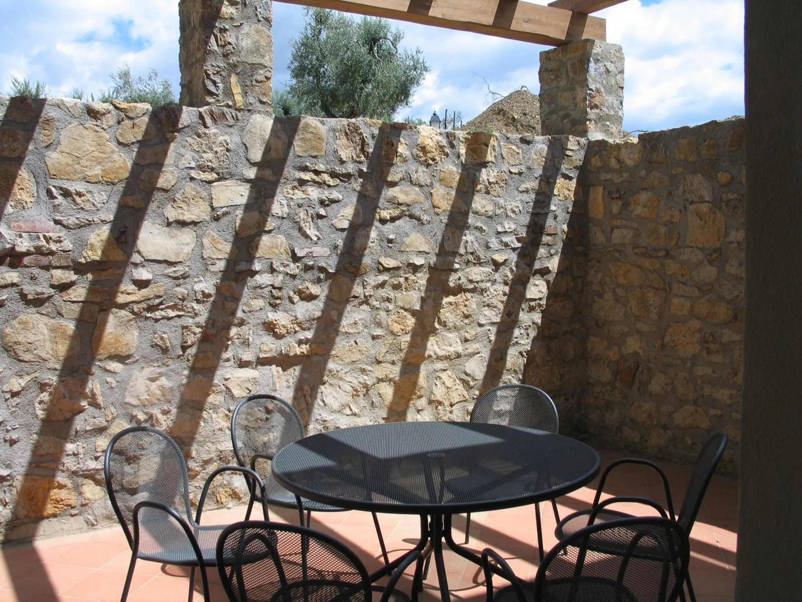 Patio in Poggio Cennina Resort