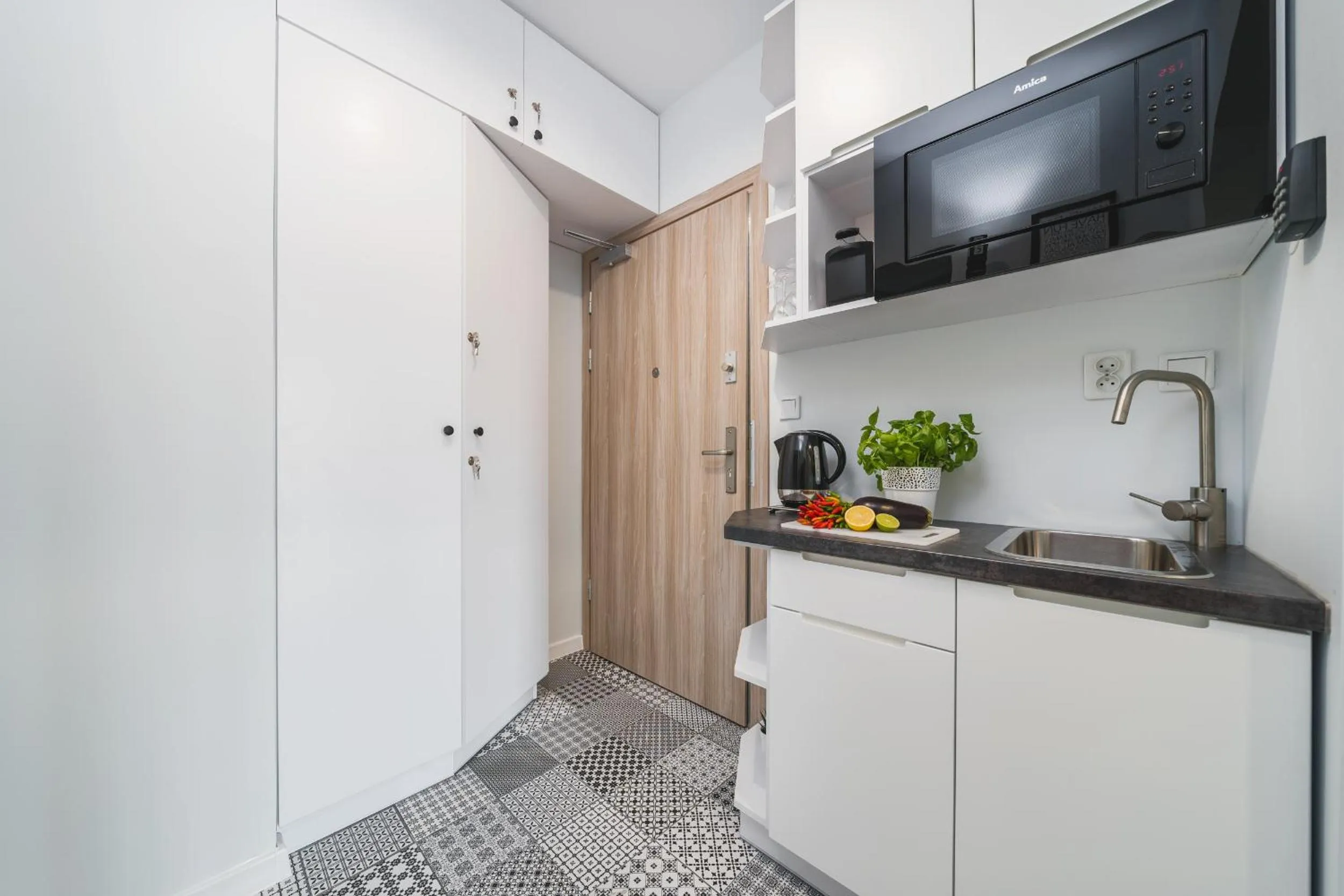 Kitchen or kitchenette in Sarah Apartments Old Town