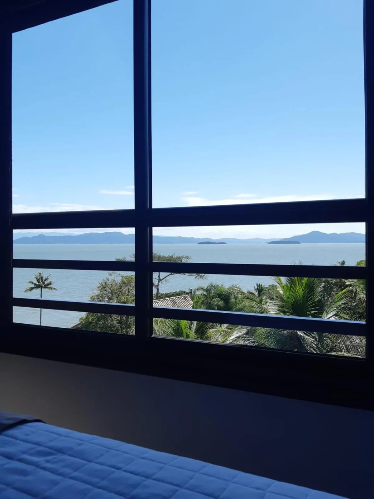 View (from property/room), Bed in Refúgio do Cacupé