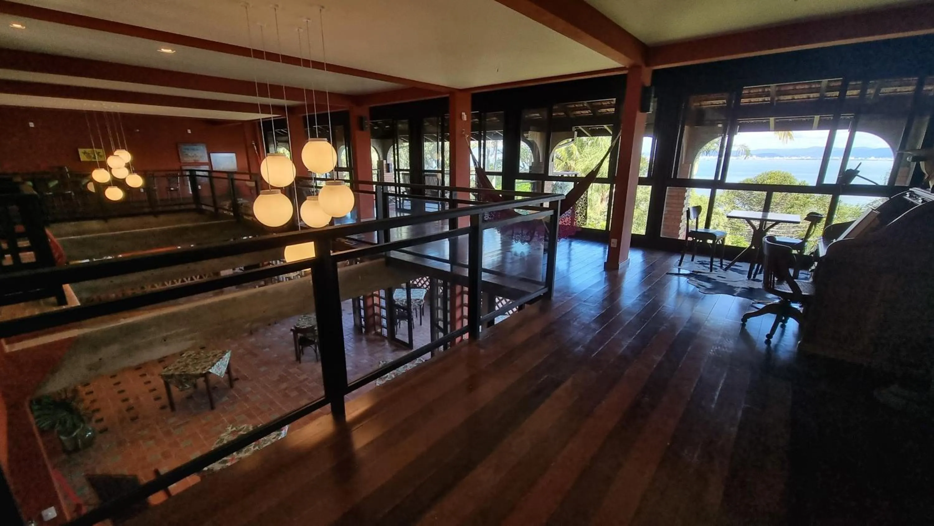 Living room in Refúgio do Cacupé