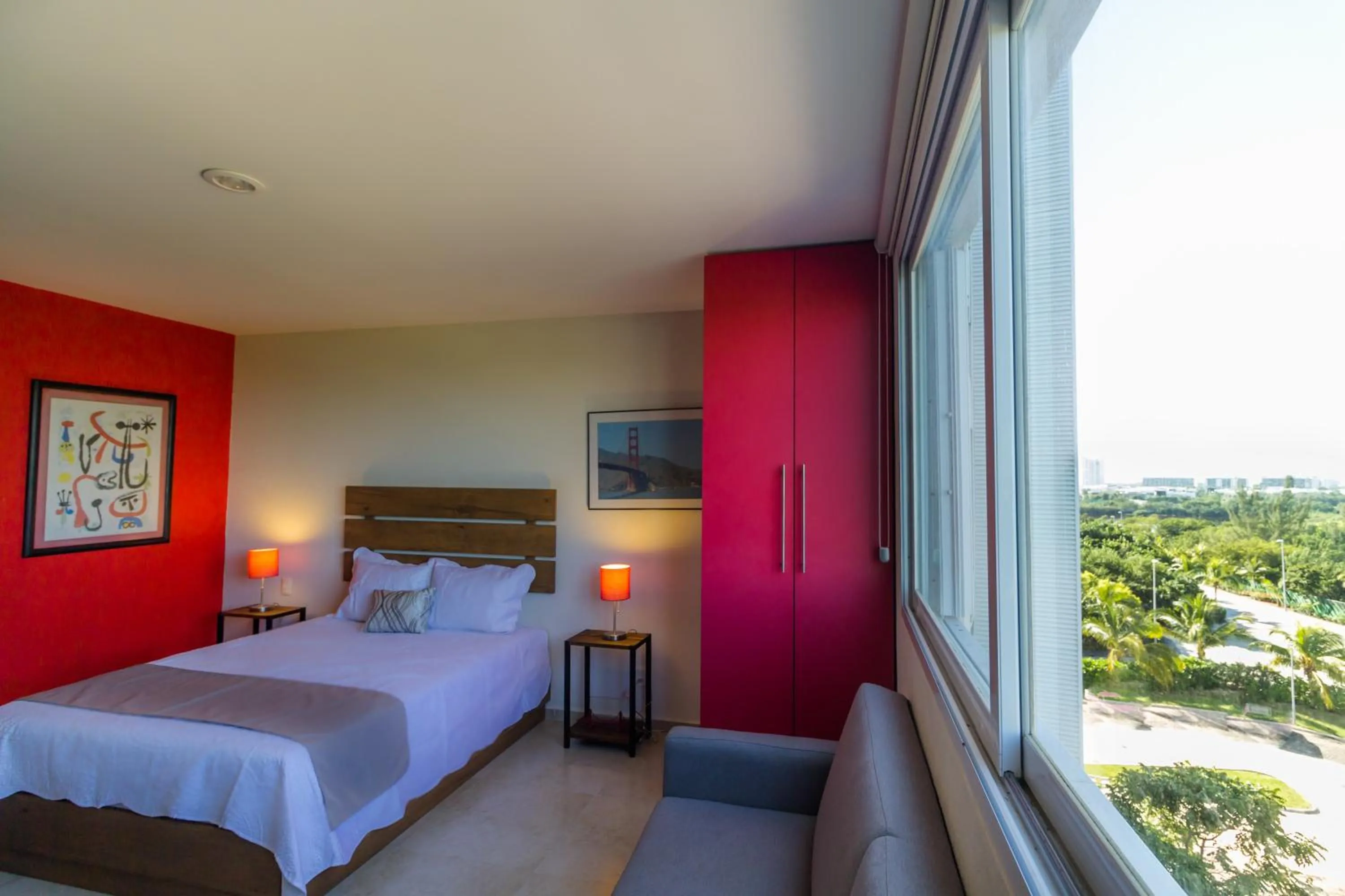 Bed in Tu Hogar Frente Al Mar Caribe, Vive Cancún