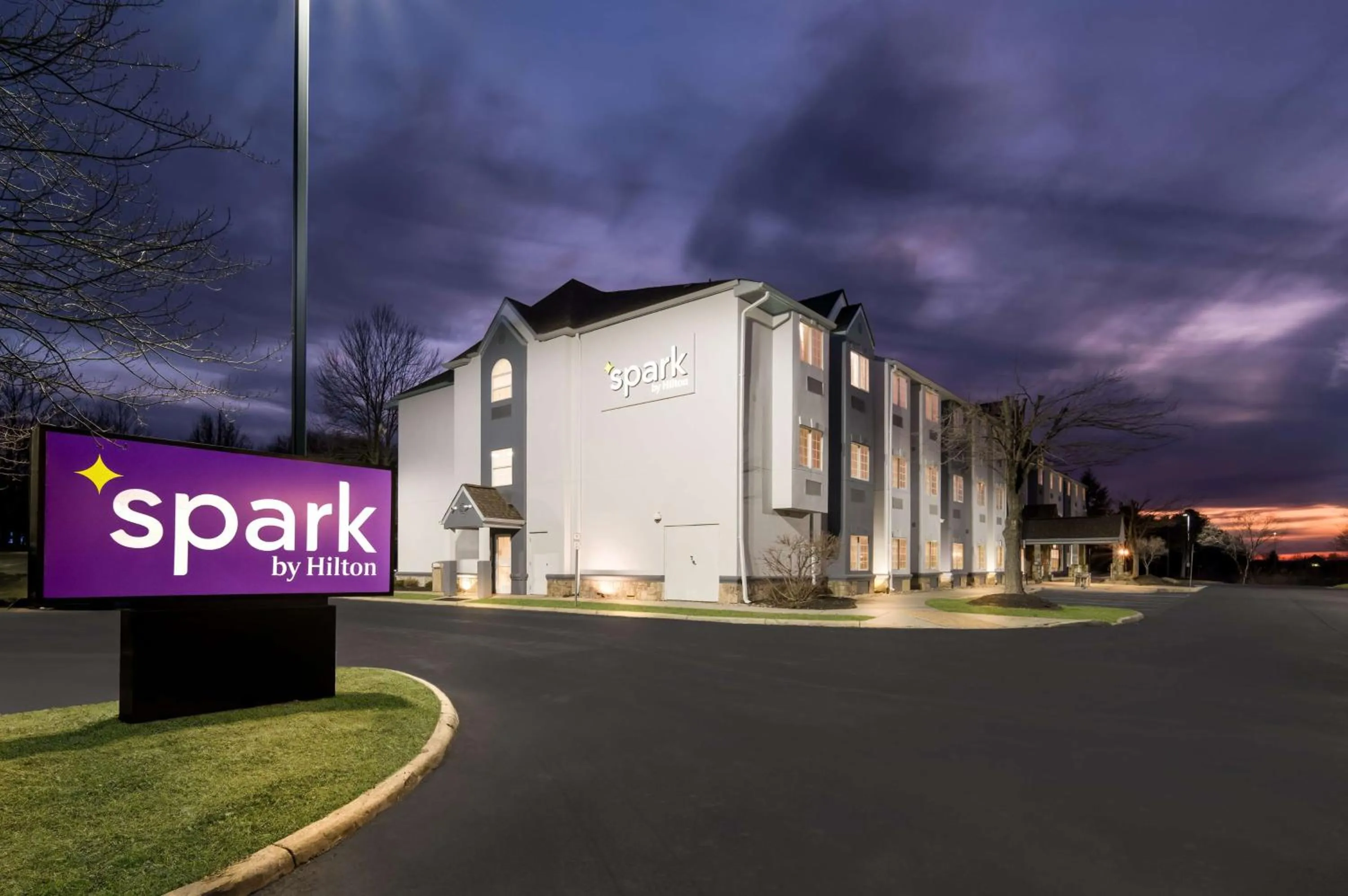 Property building in Spark by Hilton Sterling Dulles Airport