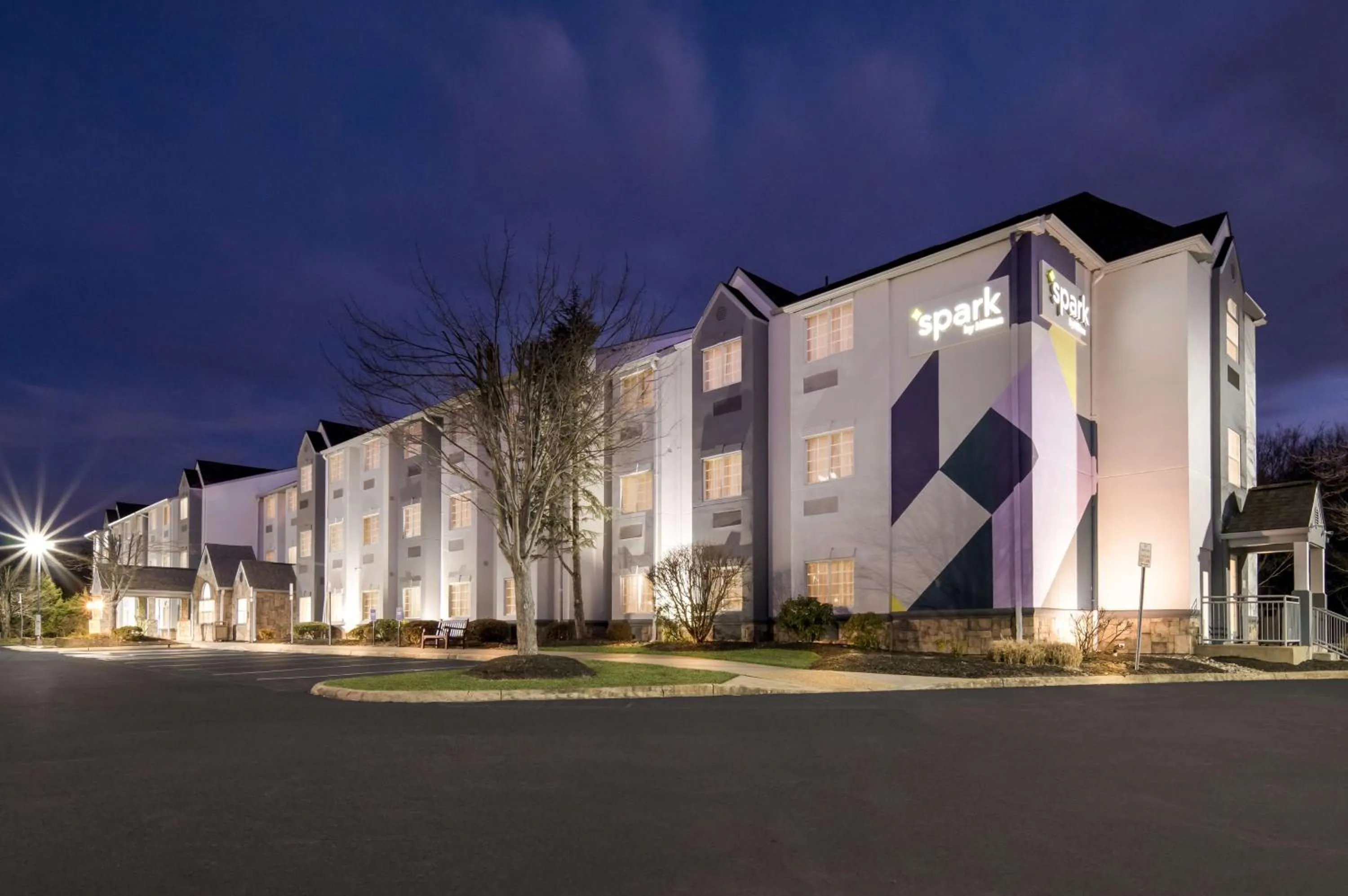 Property building in Spark by Hilton Sterling Dulles Airport