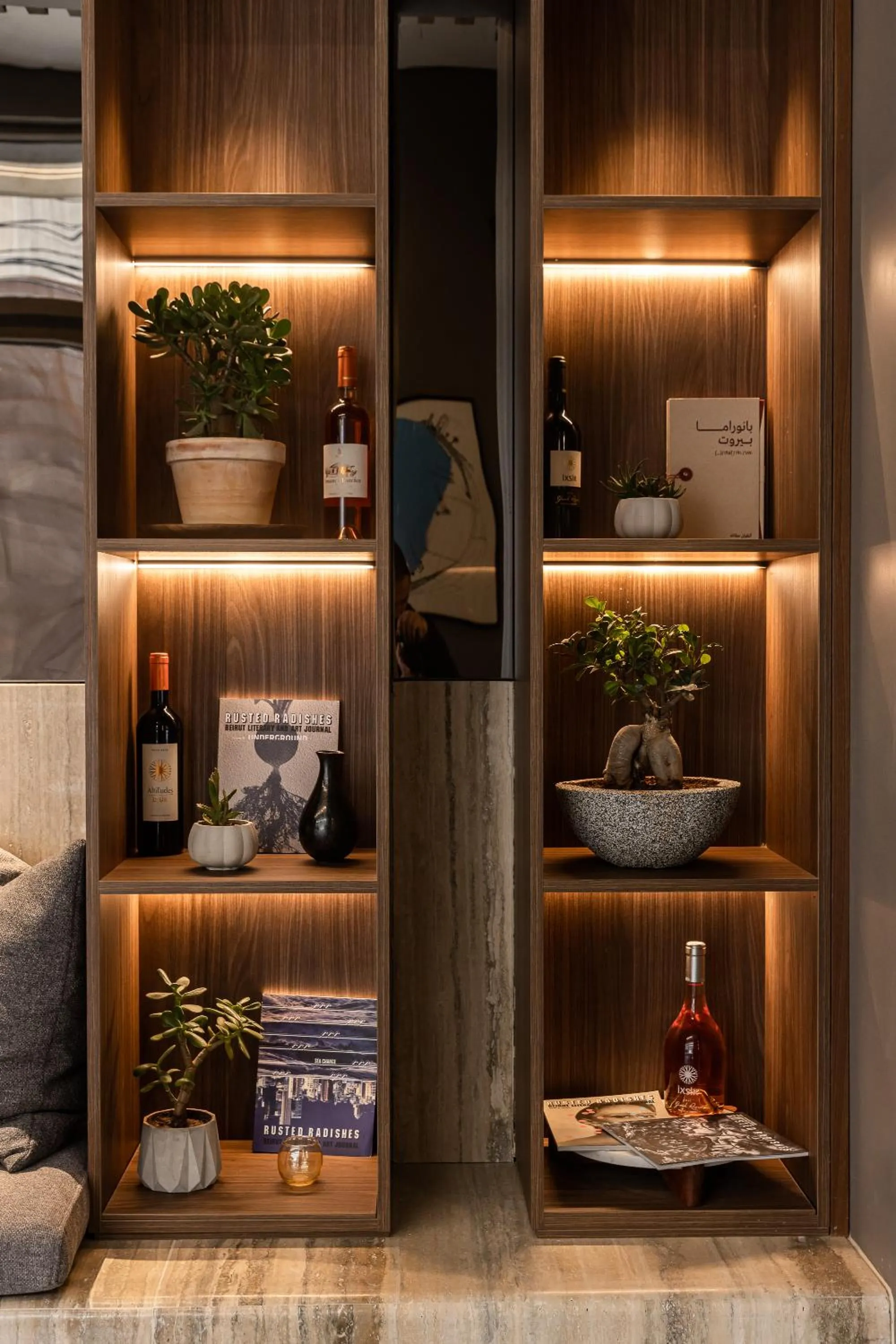 Decorative detail in ZUR Studios and Suites