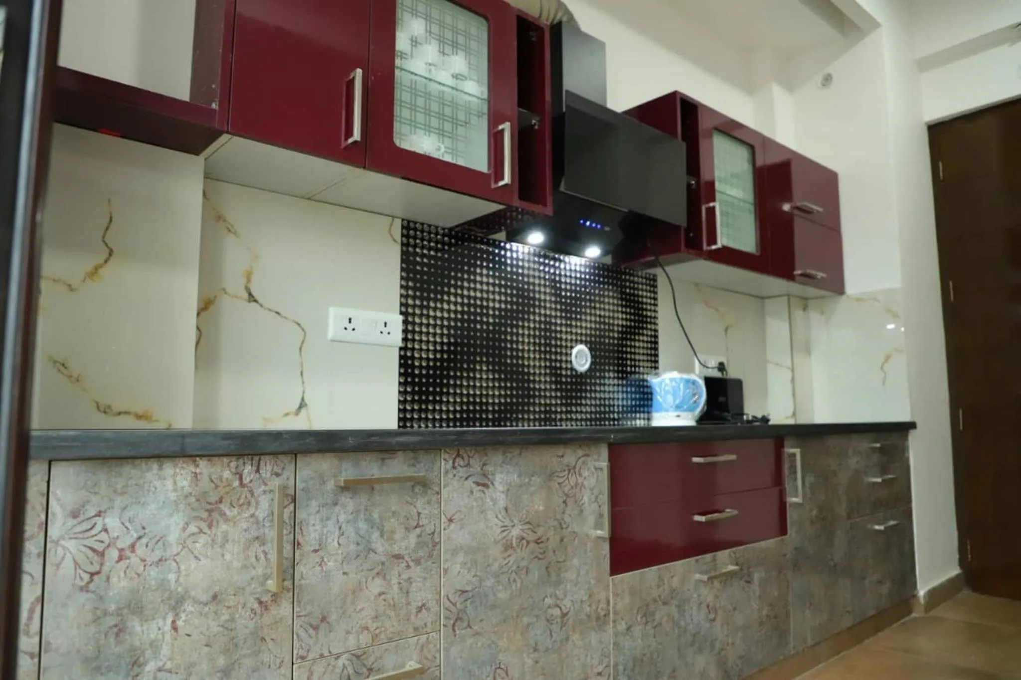 kitchen in The Most Beautiful Property Of Rishikesh