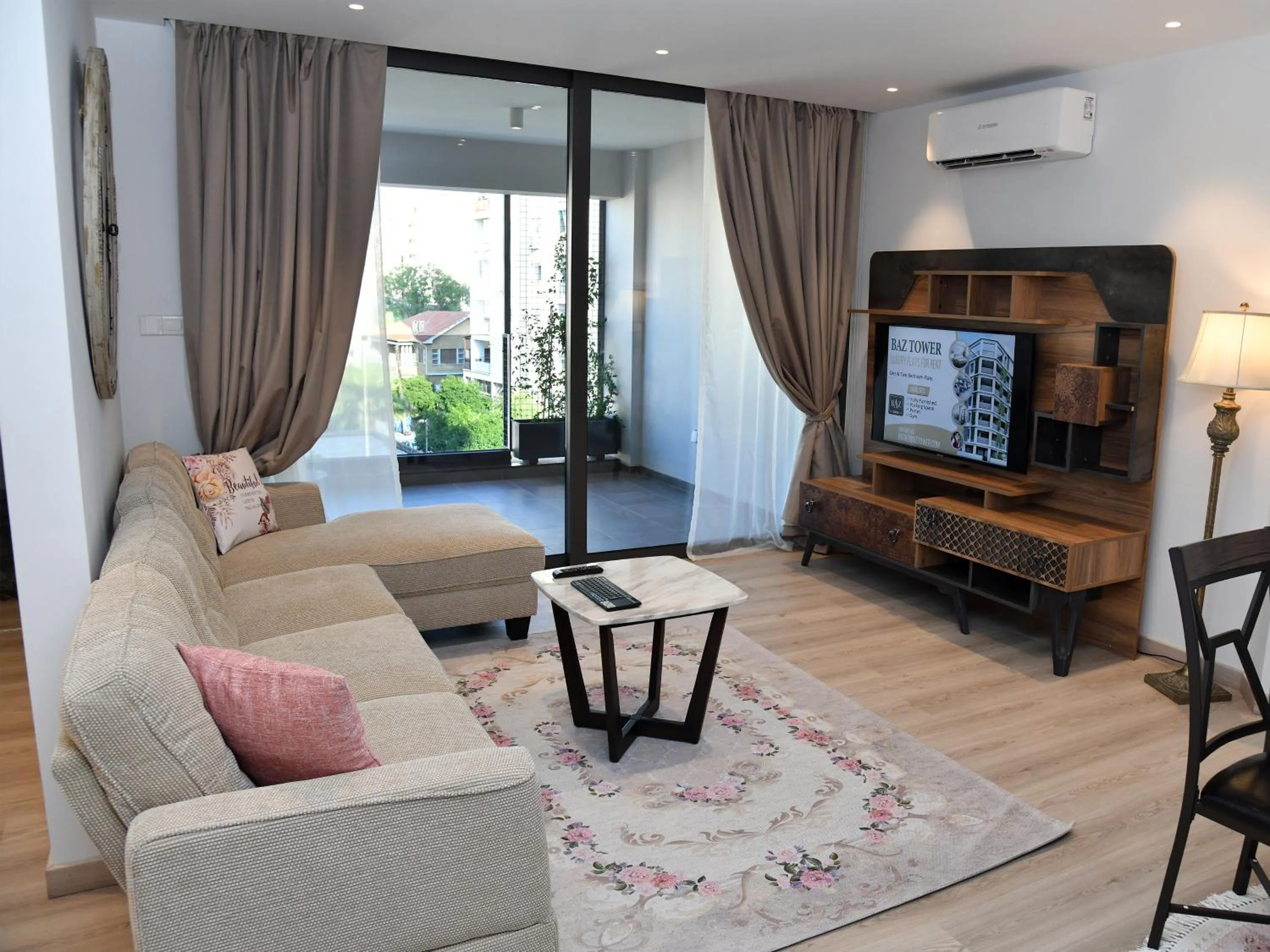 Communal lounge/ TV room in BAZ TOWER