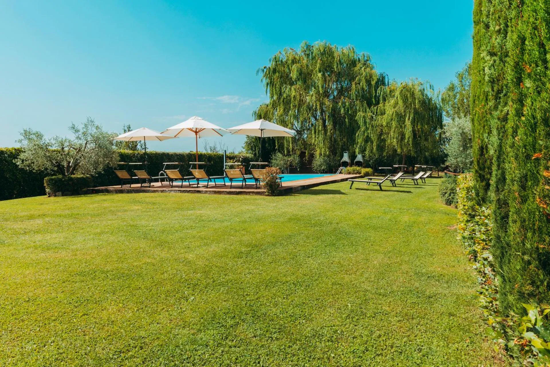 Garden in Agriturismo Il Borgo