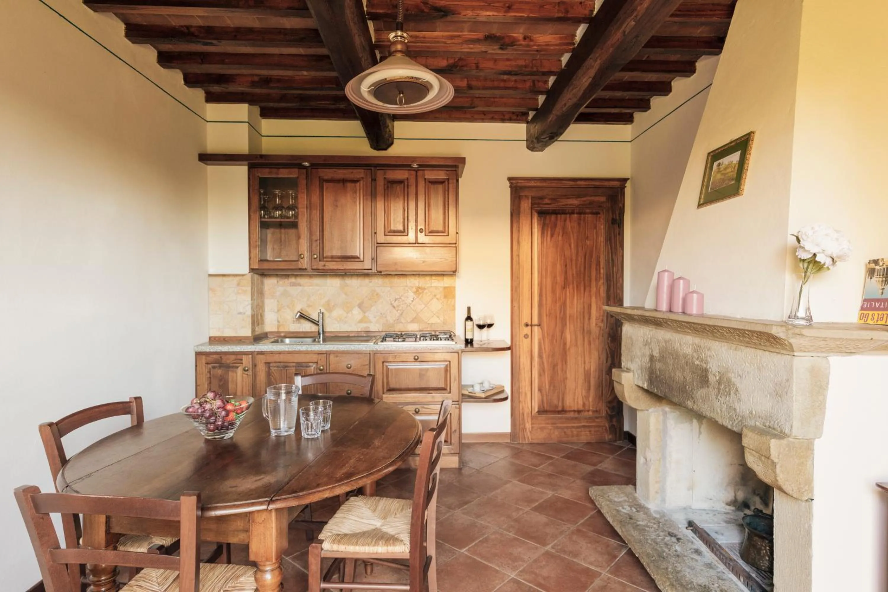 Kitchen or kitchenette in Agriturismo Il Borgo