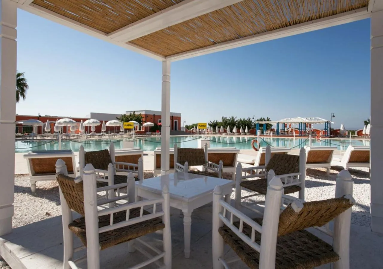 Patio in Chiusurelle Village Resort