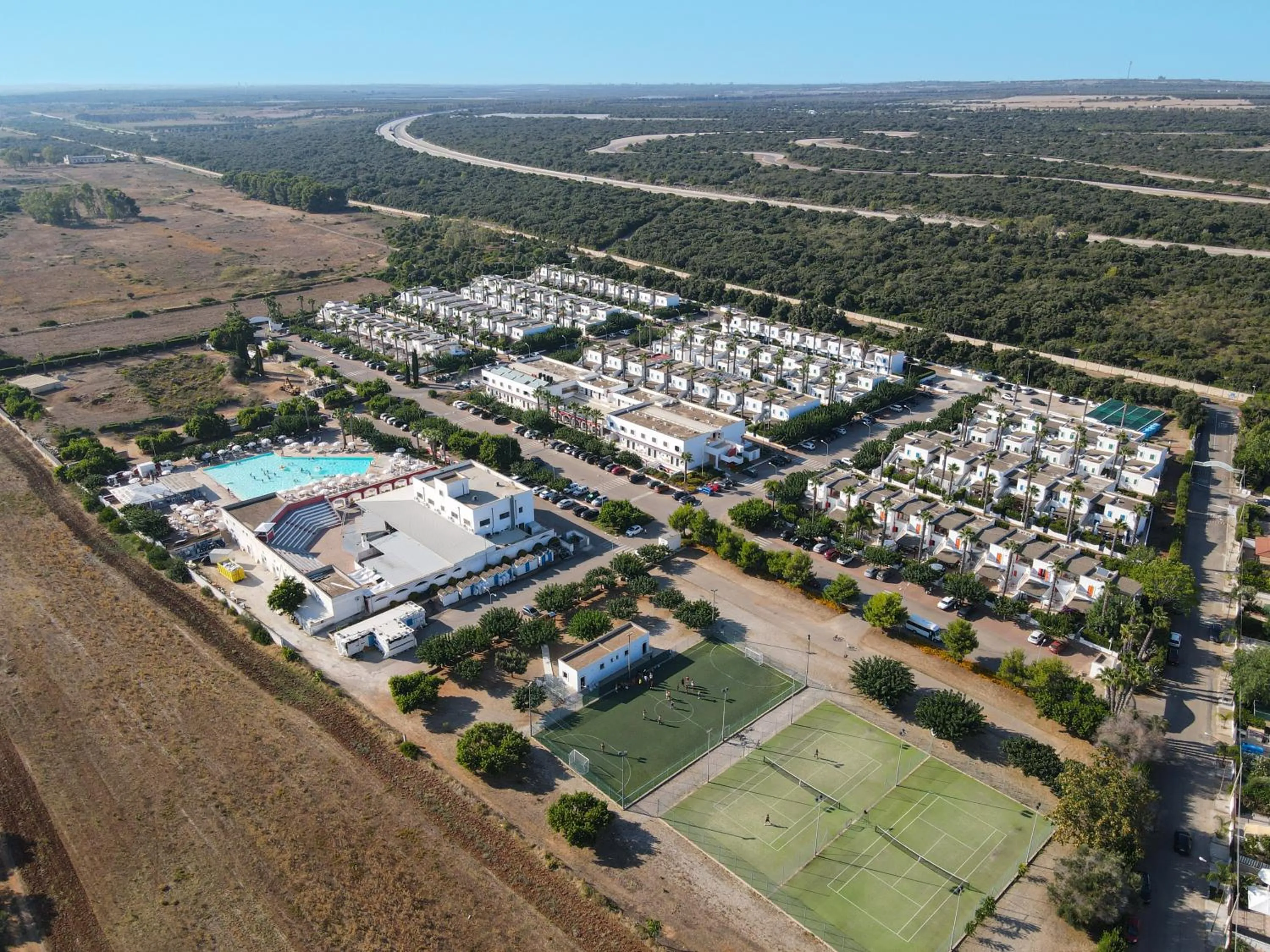 Property building in Chiusurelle Village Resort