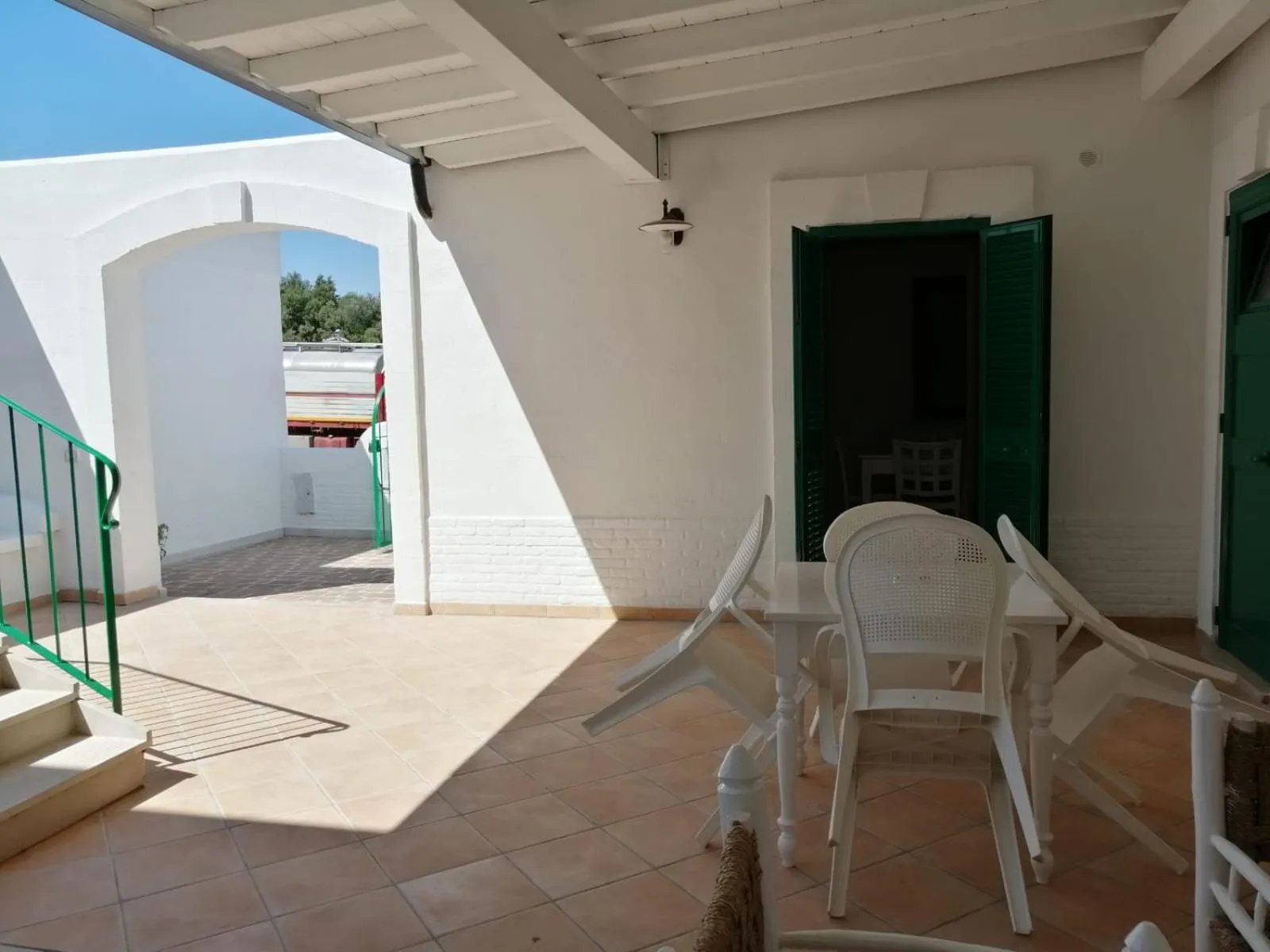 Patio in Chiusurelle Village Resort
