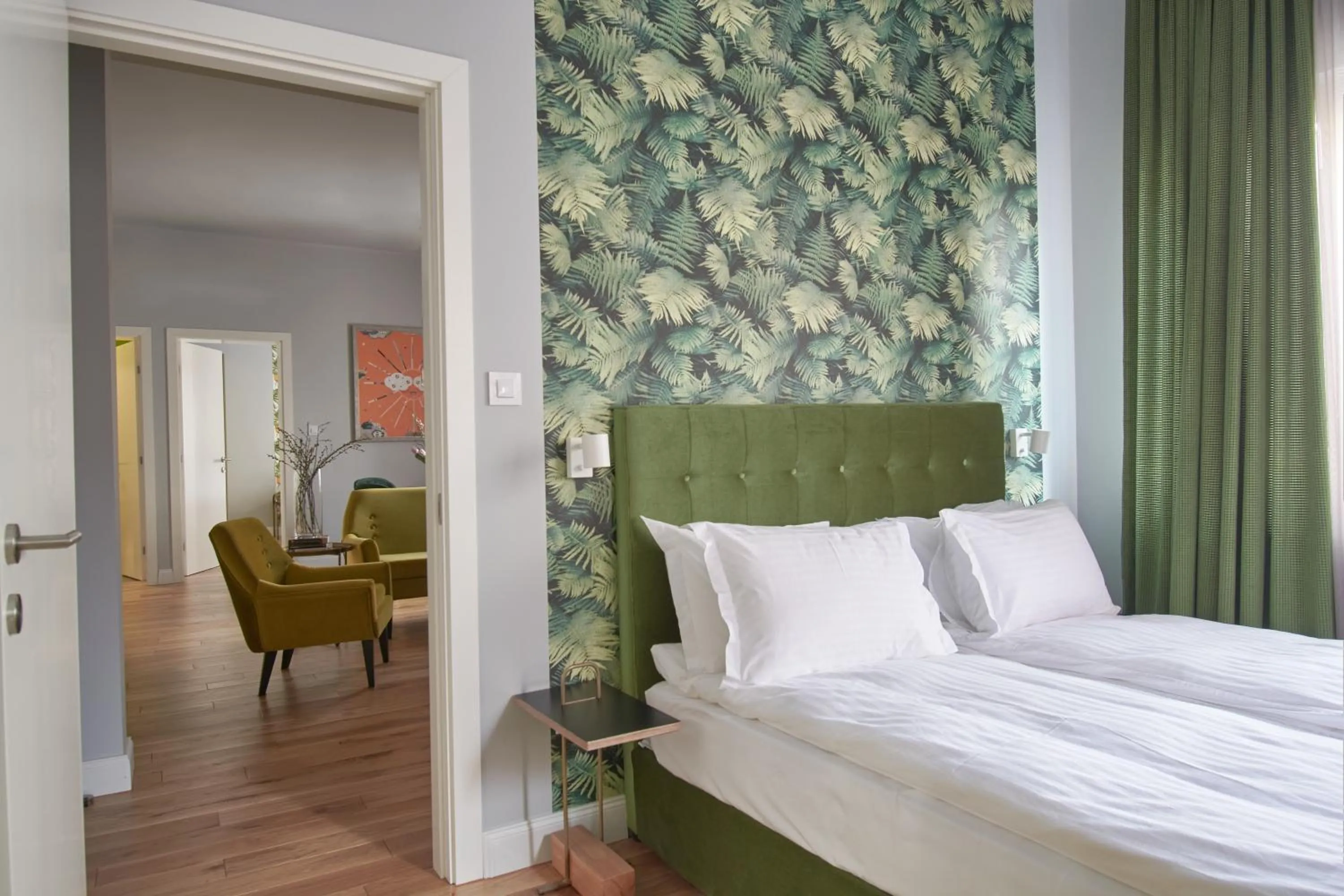 Bed in The Embassy Suites