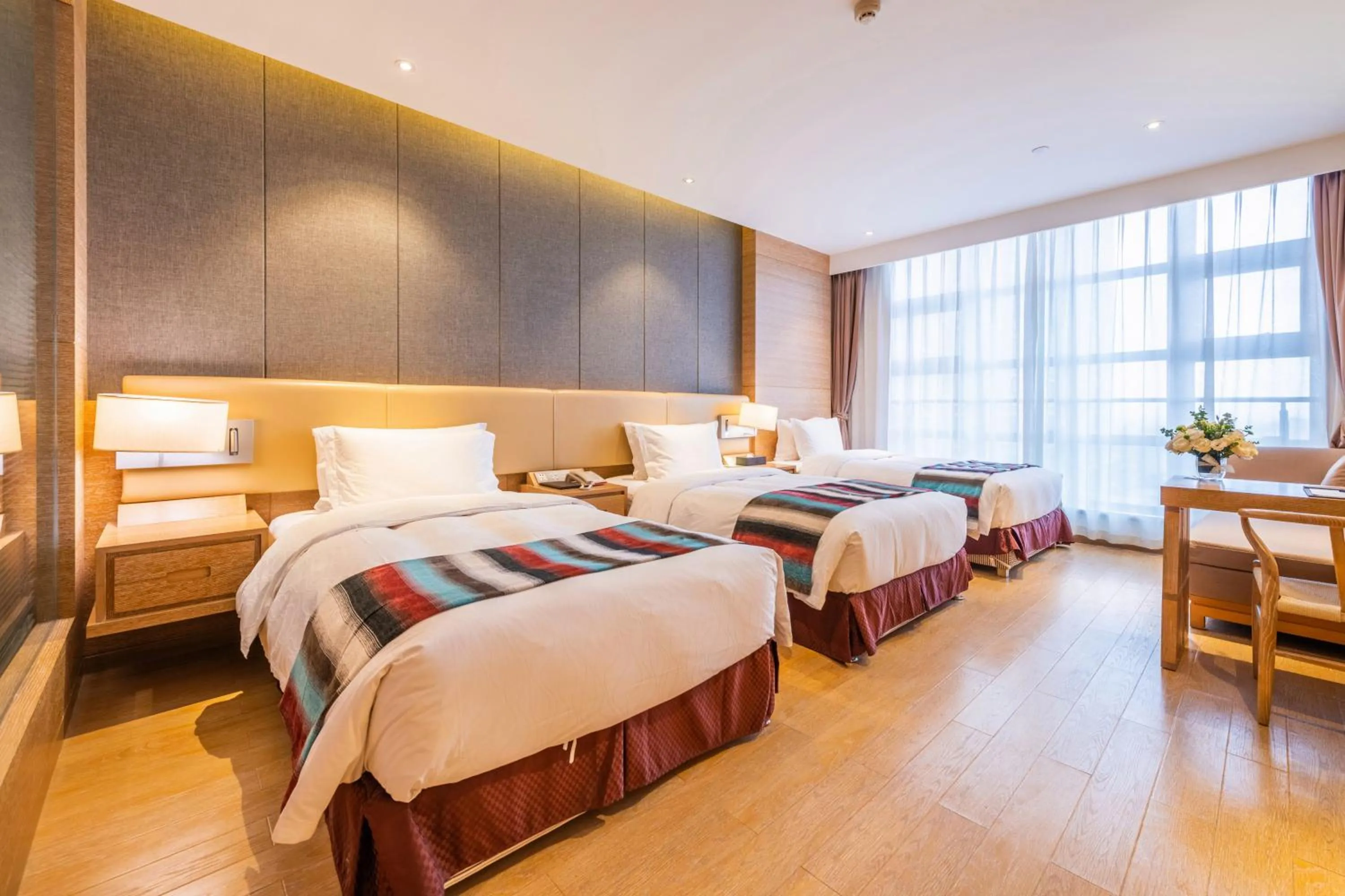 Bed in Novotel Huashan