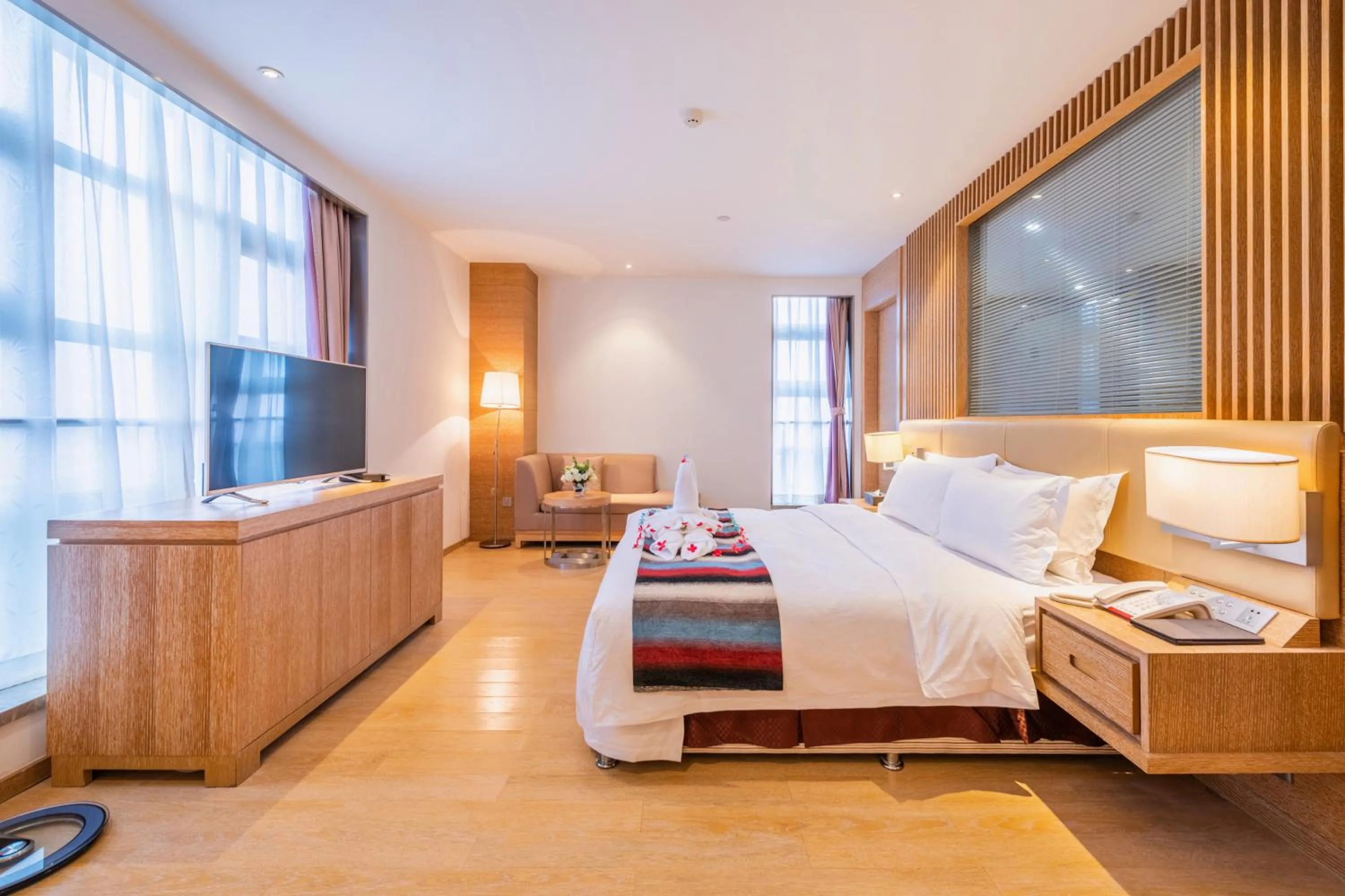Bed in Novotel Huashan